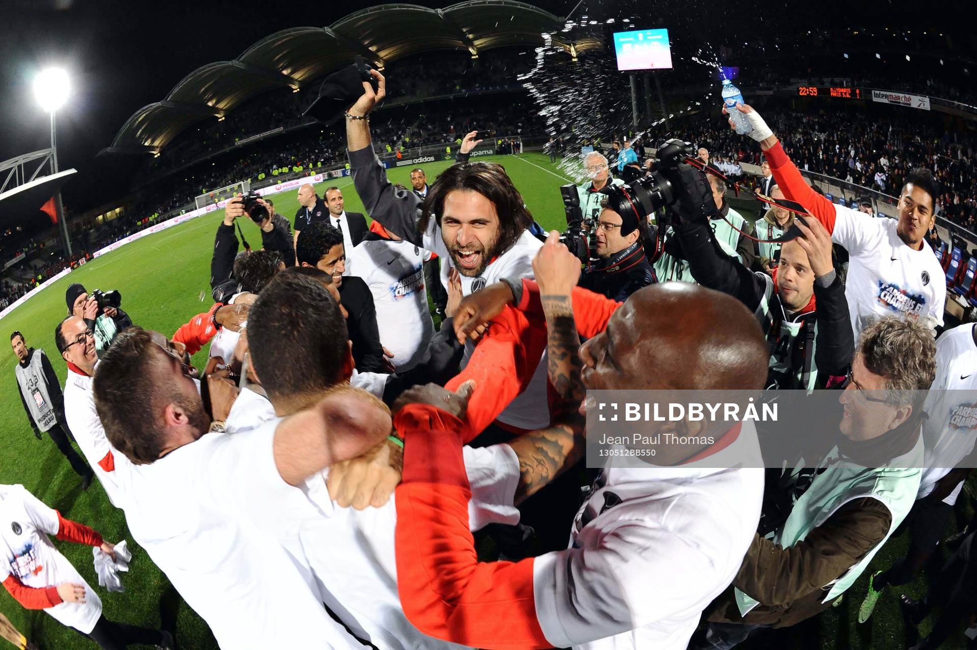 PSG Champion - Salvatore SIRIGU - 12.05.2013 - Lyon / Paris