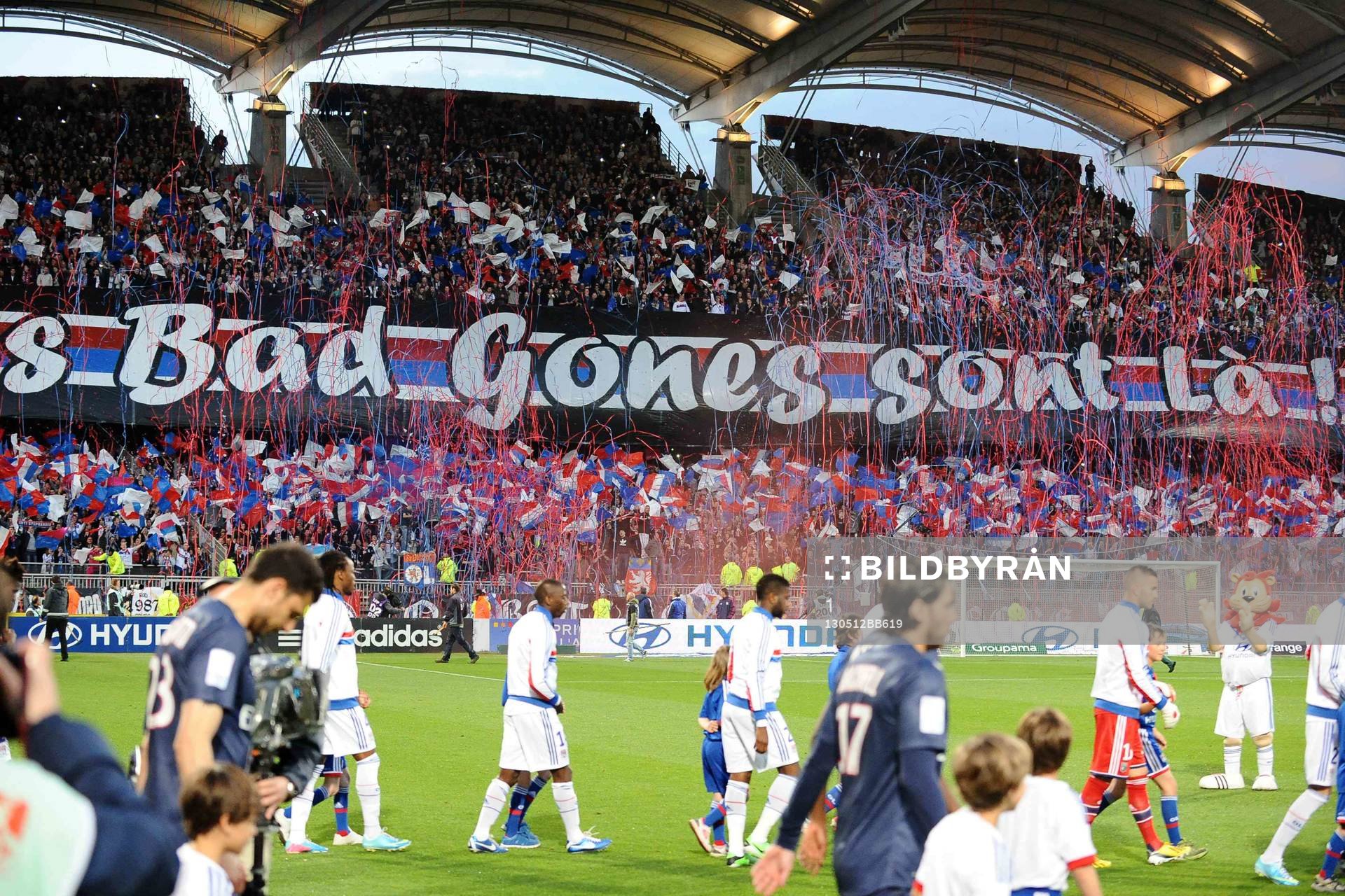 AMBIANCE - SUPPORTERS -  12.05.2013 - Lyon / Paris Saint