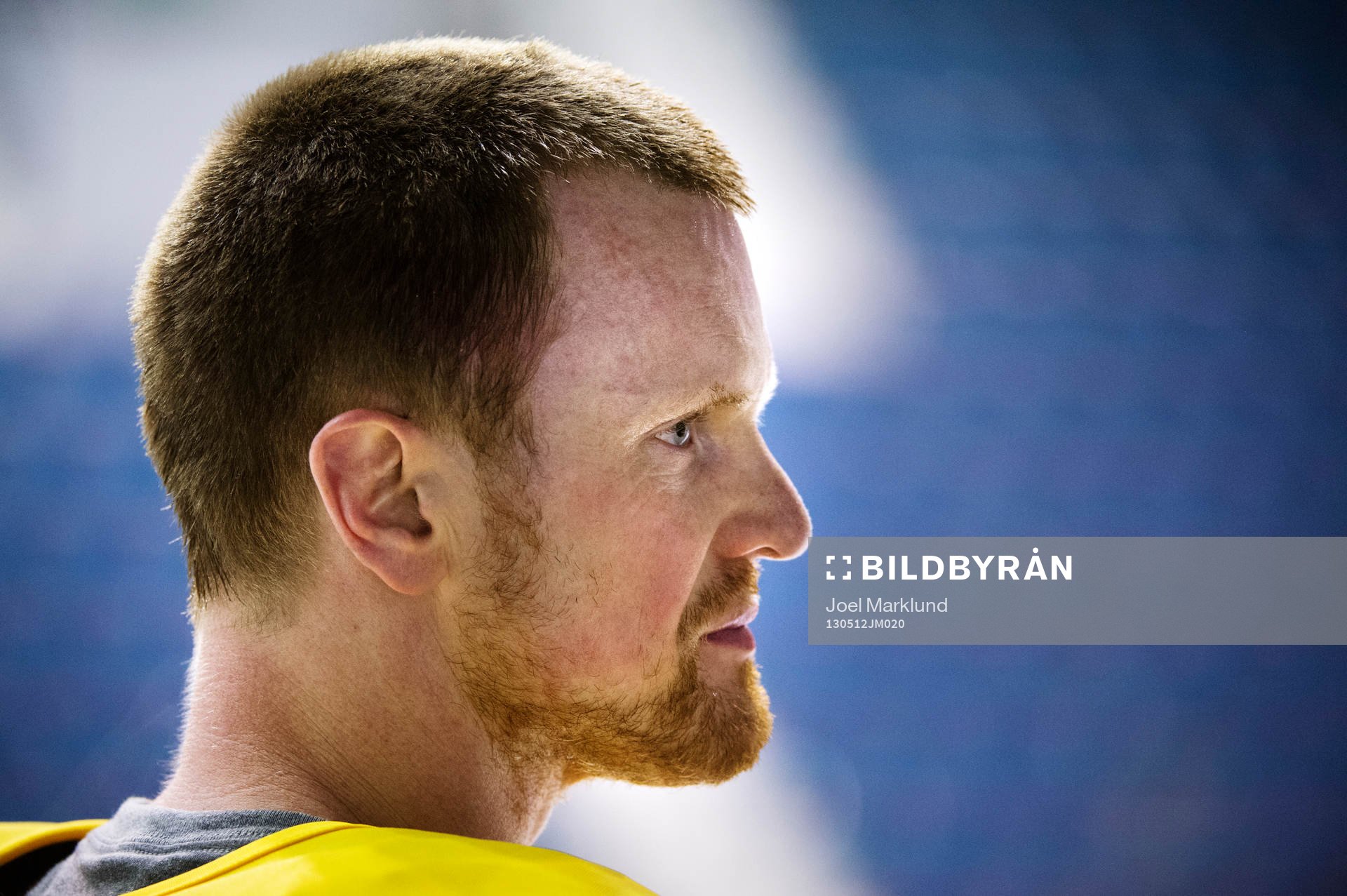 Henrik Sedin på Sveriges träning