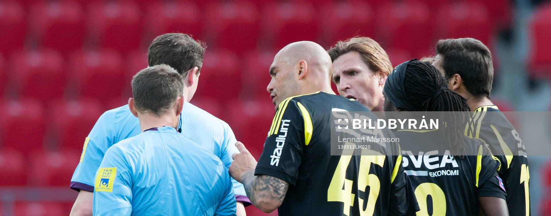 Slutsignal, AIK klagade hos domaren Andreas Ekberg