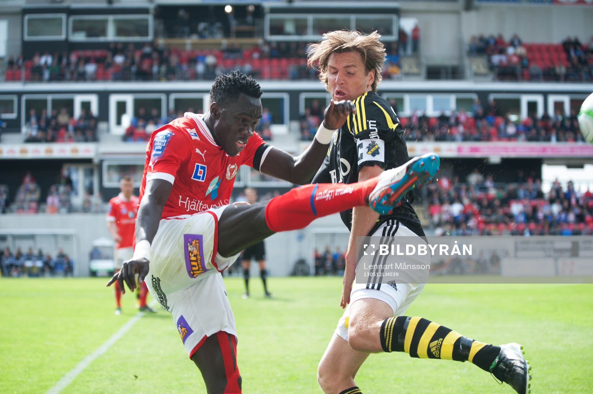 Papa Diouf, Kalmar och Nils-Eric Johansson, AIK