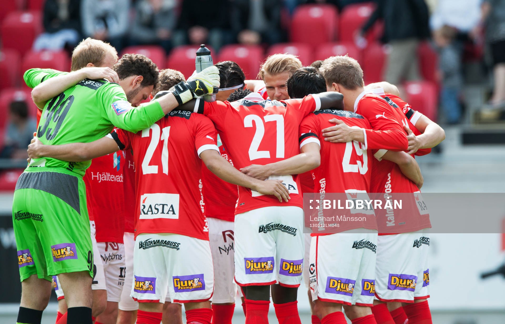 Pepar varandra före match, Kalmar