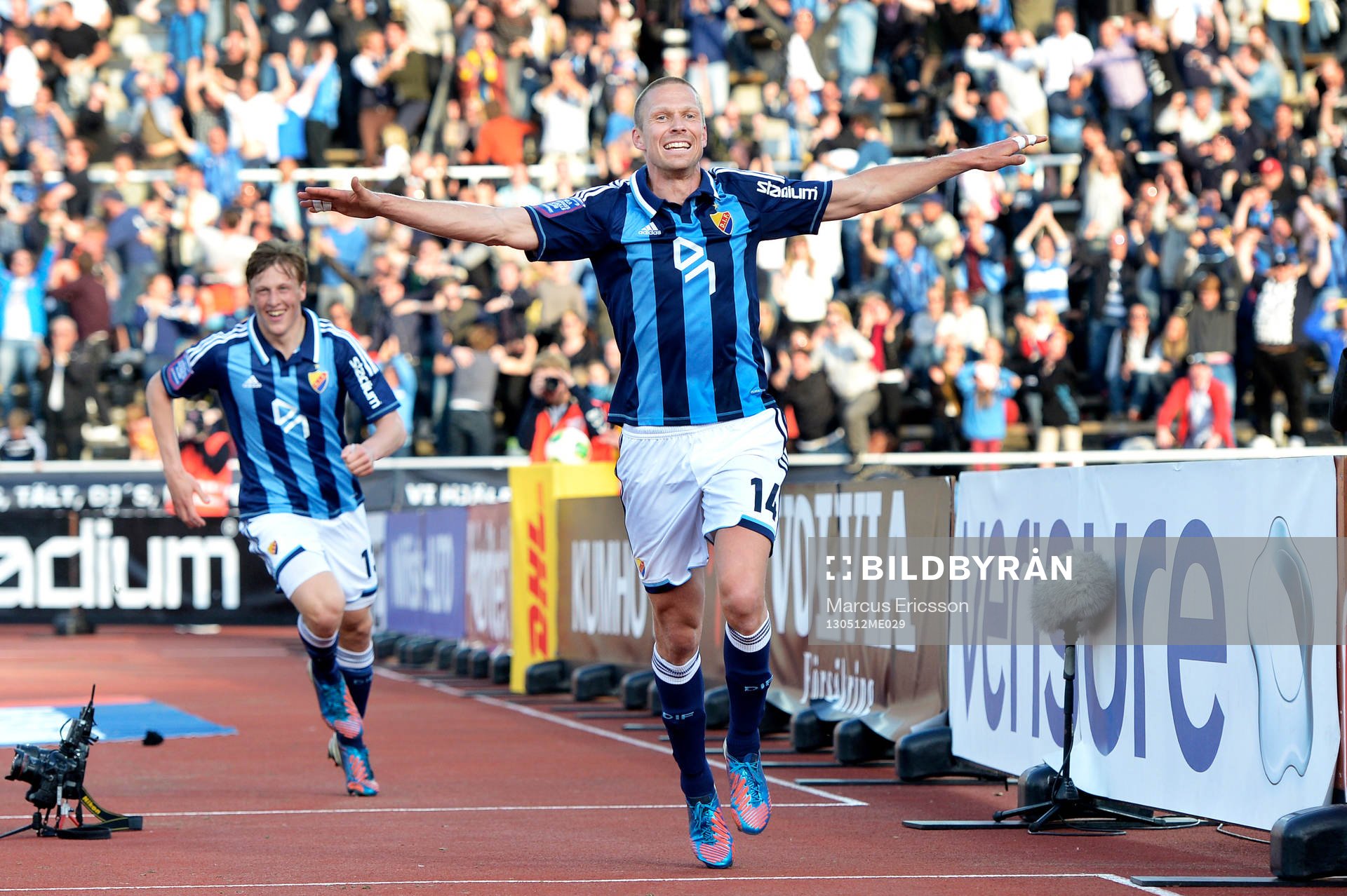 Mattias Östberg, Djurgården, firar