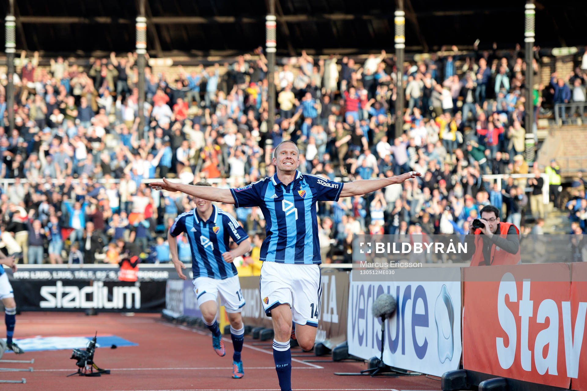 Mattias Östberg, Djurgården, firar