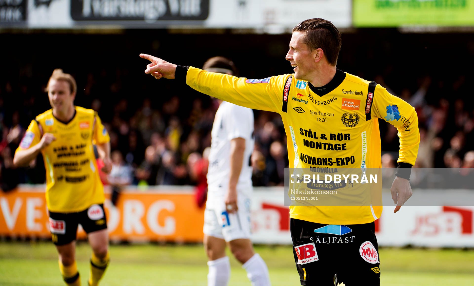 Kristian Haynes, Mjällby, jublar