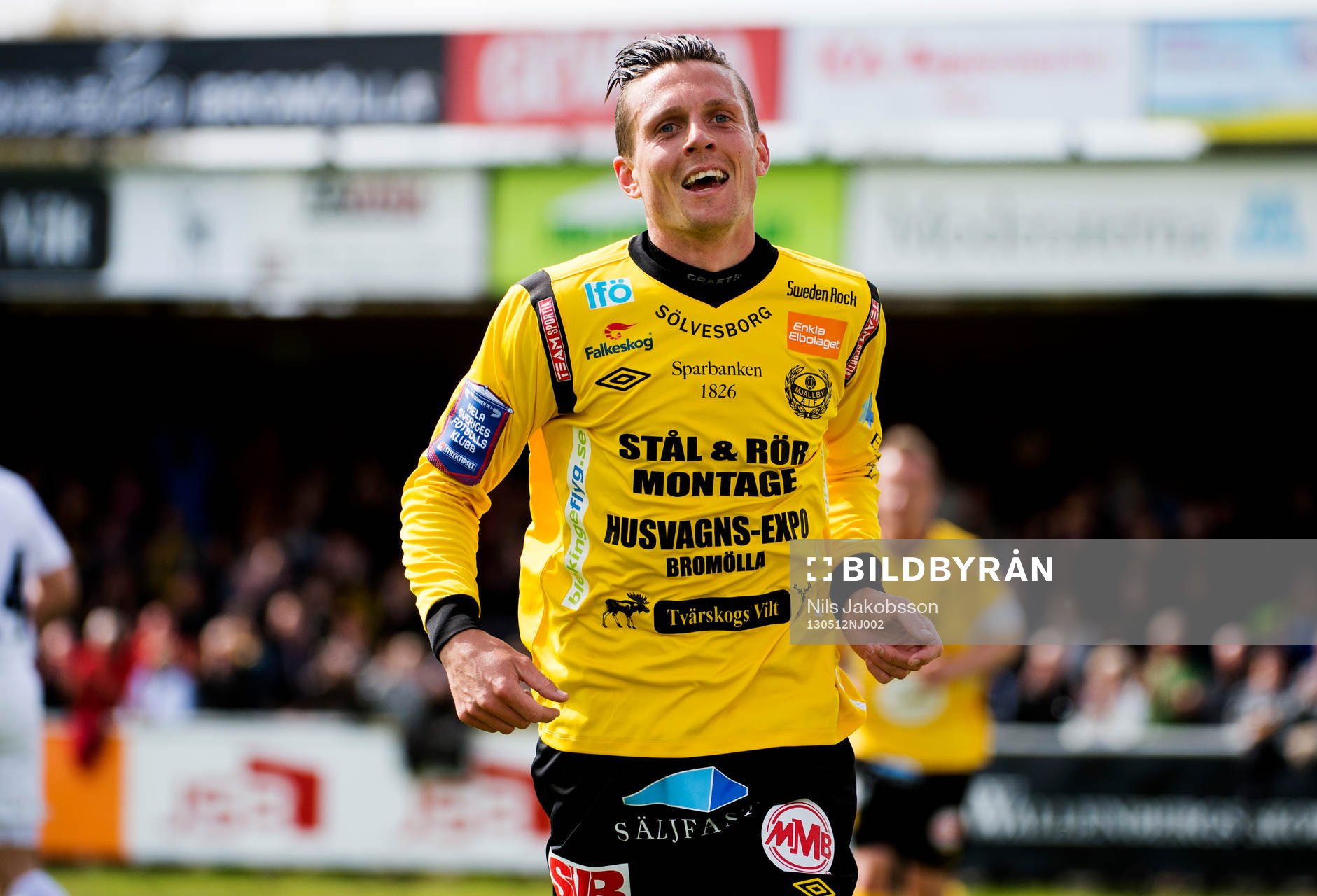 Kristian Haynes, Mjällby, jublar