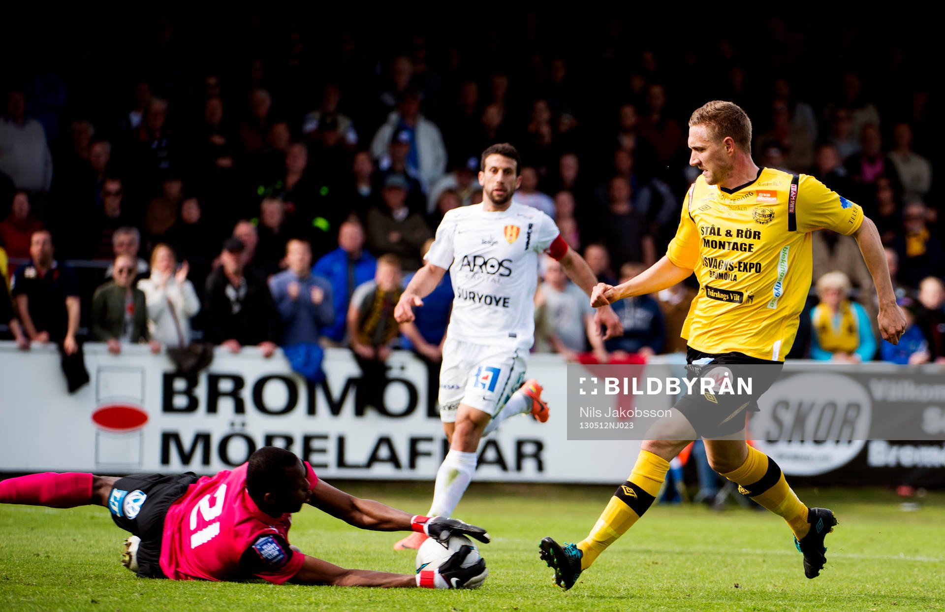 Dwayne Miller, målvakt Syrianska, Marcus Pode, Mjällby