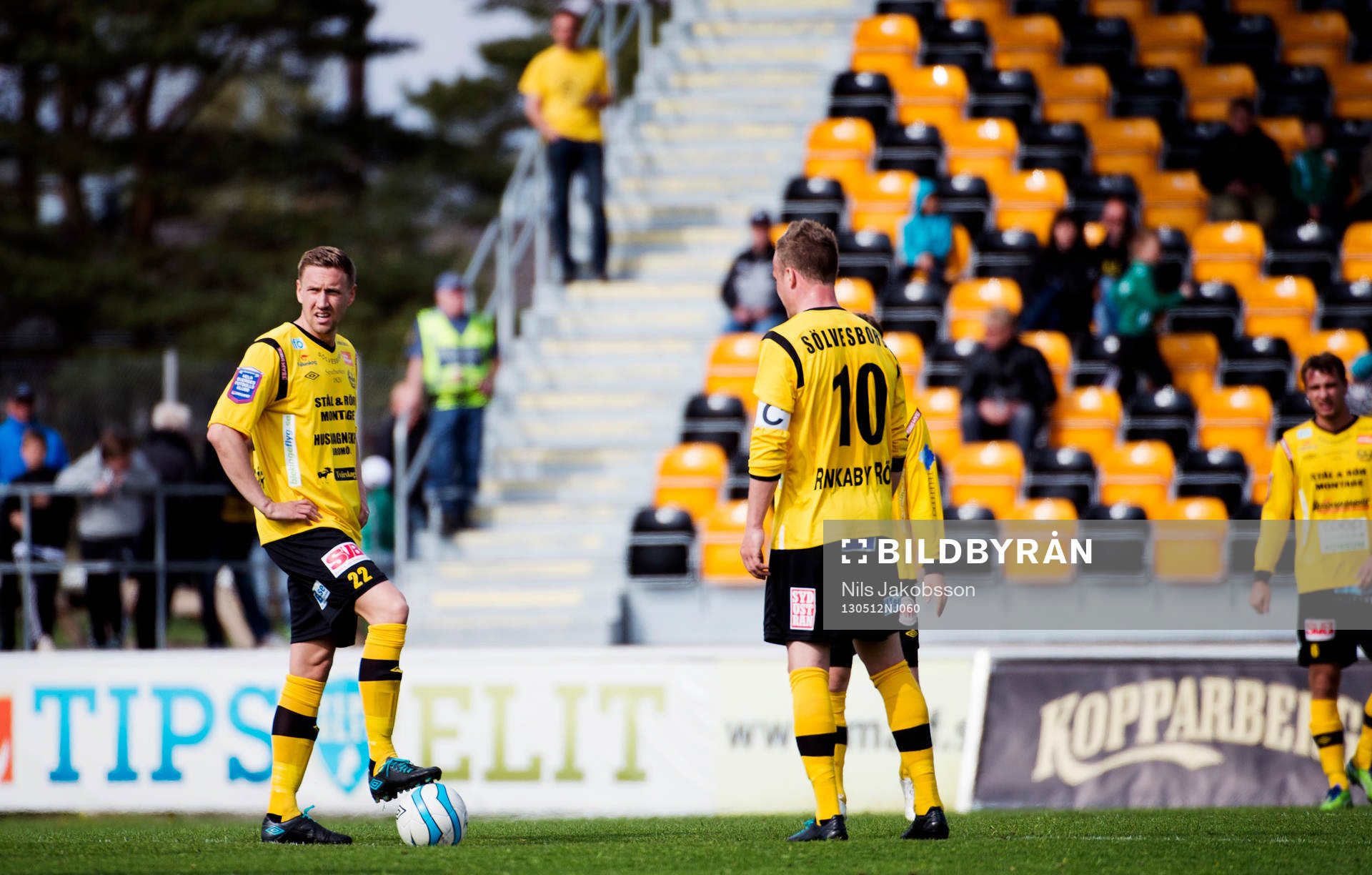Fotboll, Allsvenskan, Mjällby - Syrianska: Marcus Pode, Markus Ekenberg, Mjällby, avspark.