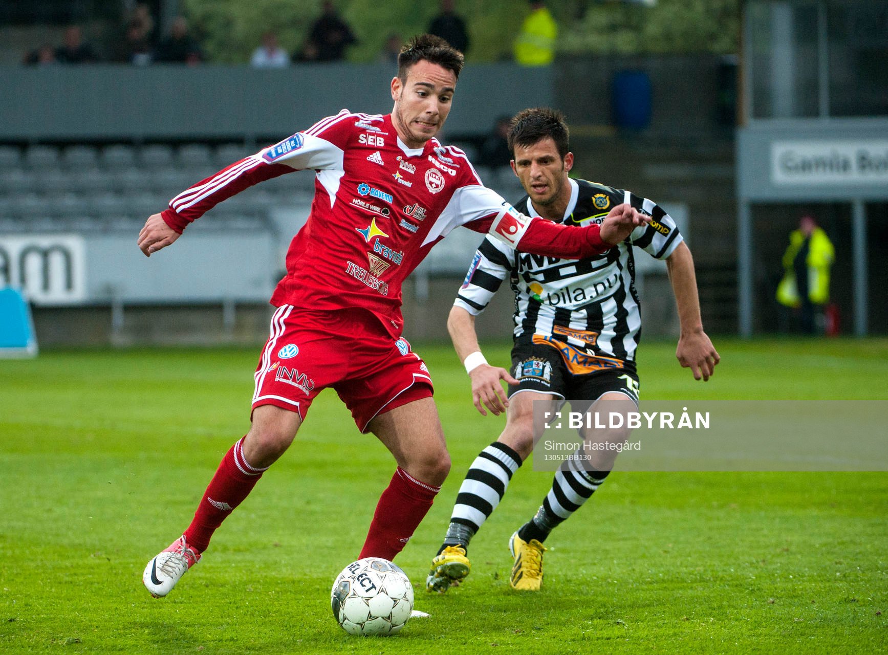 Dzenis Kozica, Värnamo, och Liridon Leci, Landskrona BOIS