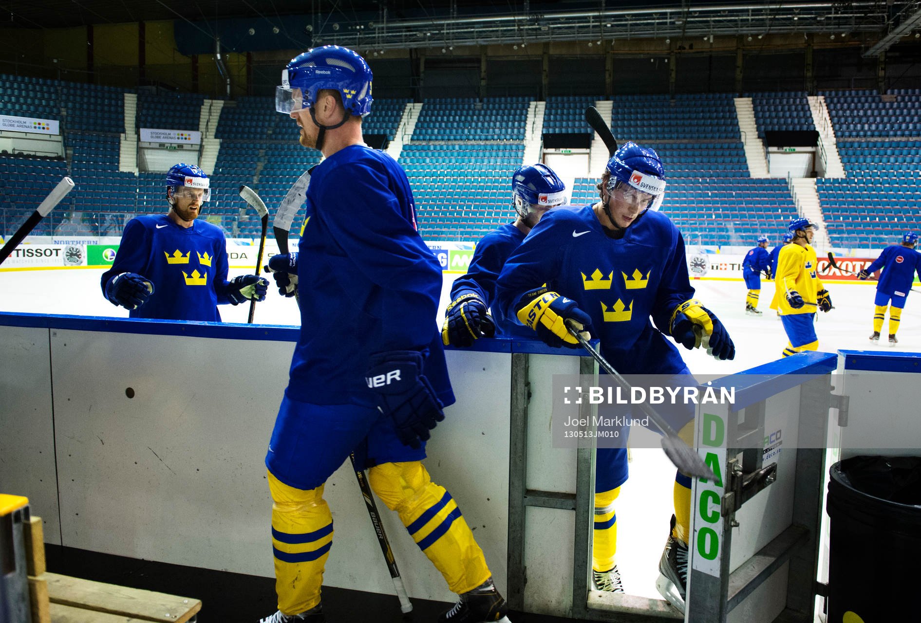 Daniel Sedin, Henrik Sedin, Petter Granberg och Loui