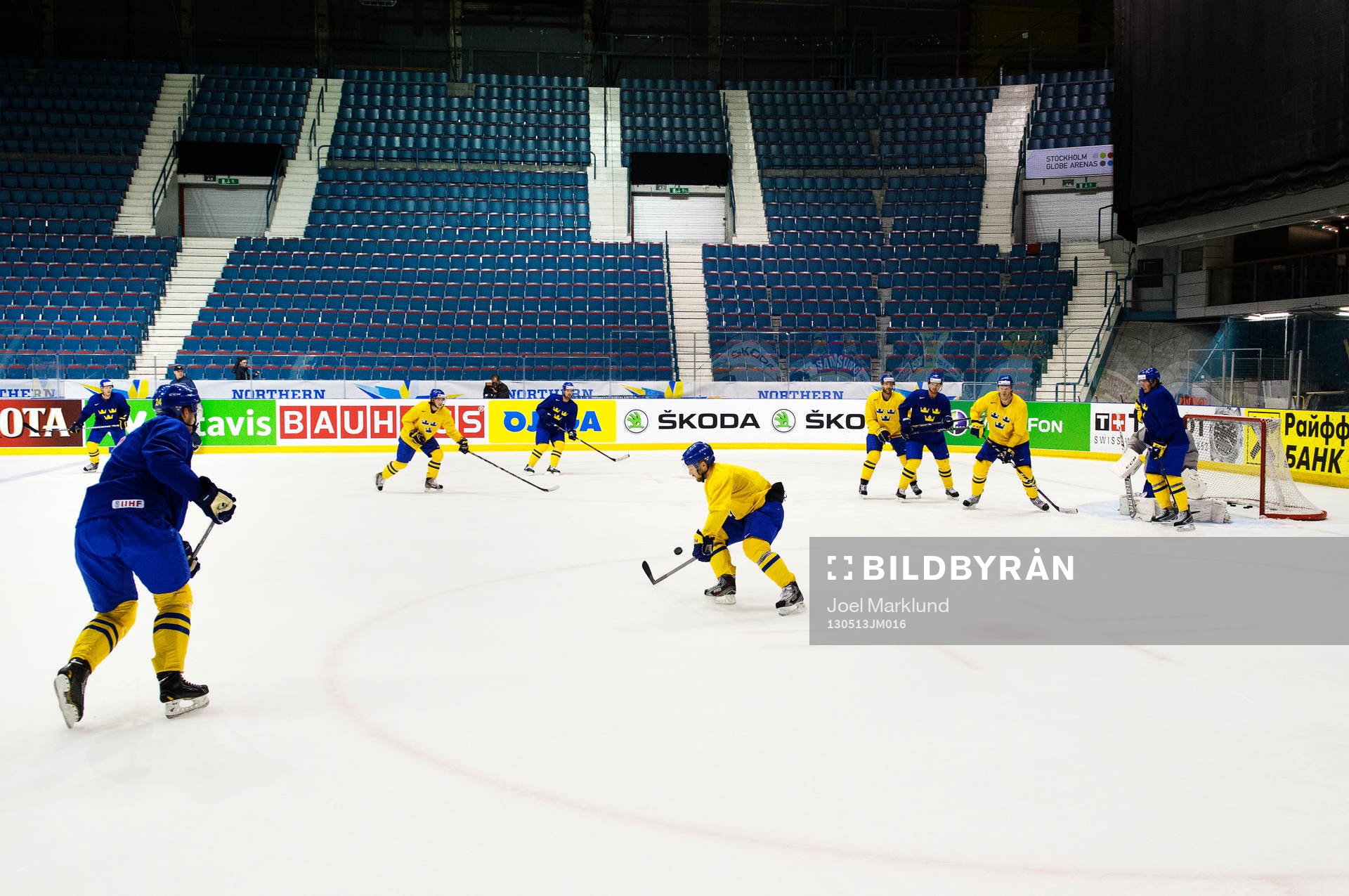 Spelarna i blått, från vänster till höger, Nicklas