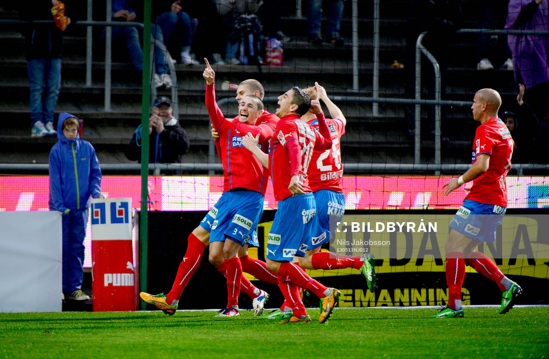 Loret Sadiku, Helsingborg, gör 2 - 0