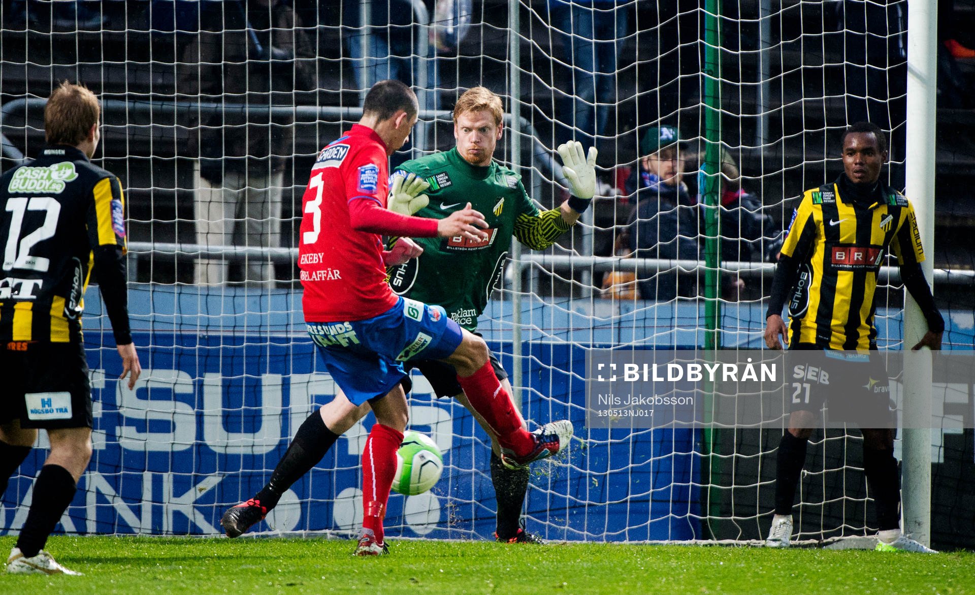 Loret Sadiku, Helsingborg, gör 2 - 0