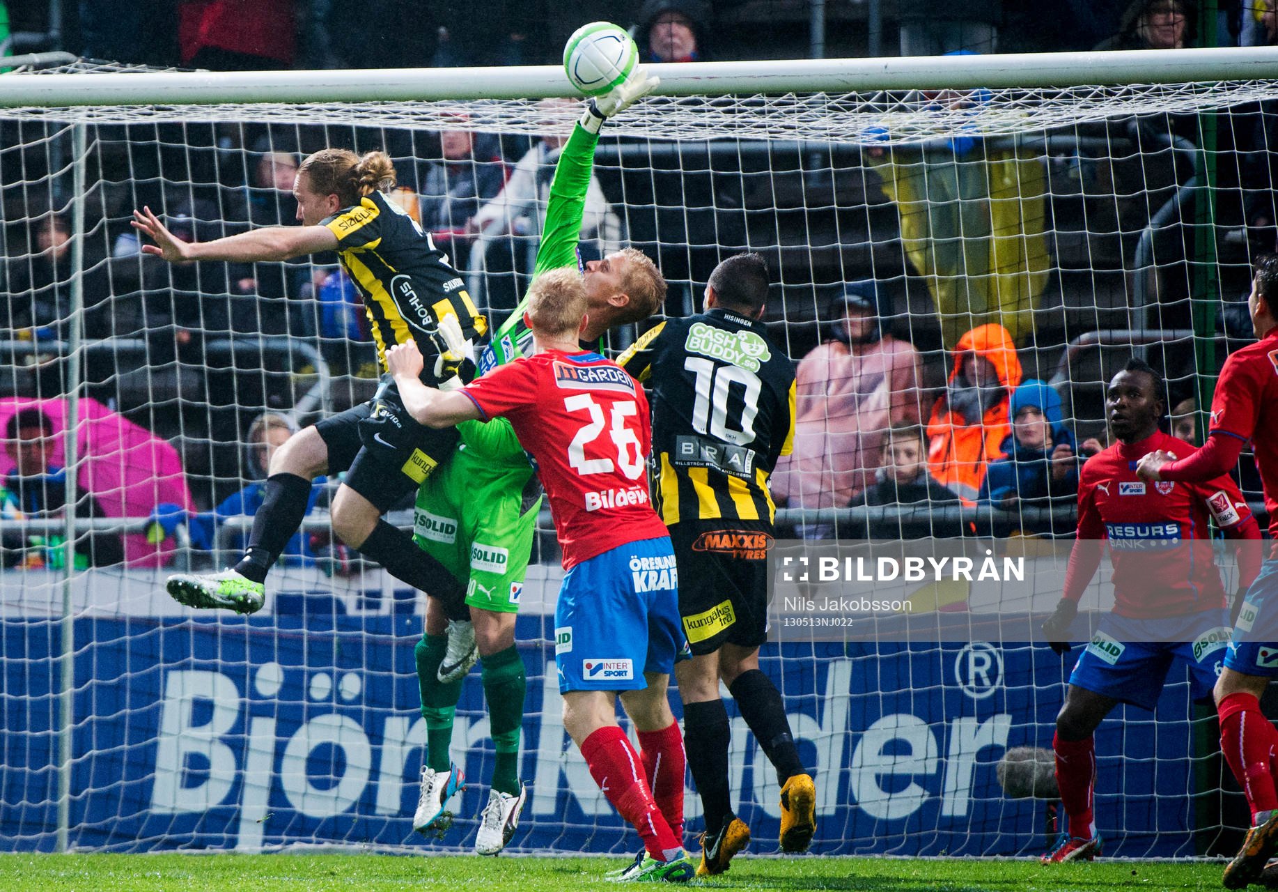 Emil Wahlström, Häcken, Pär Hansson, målvakt,