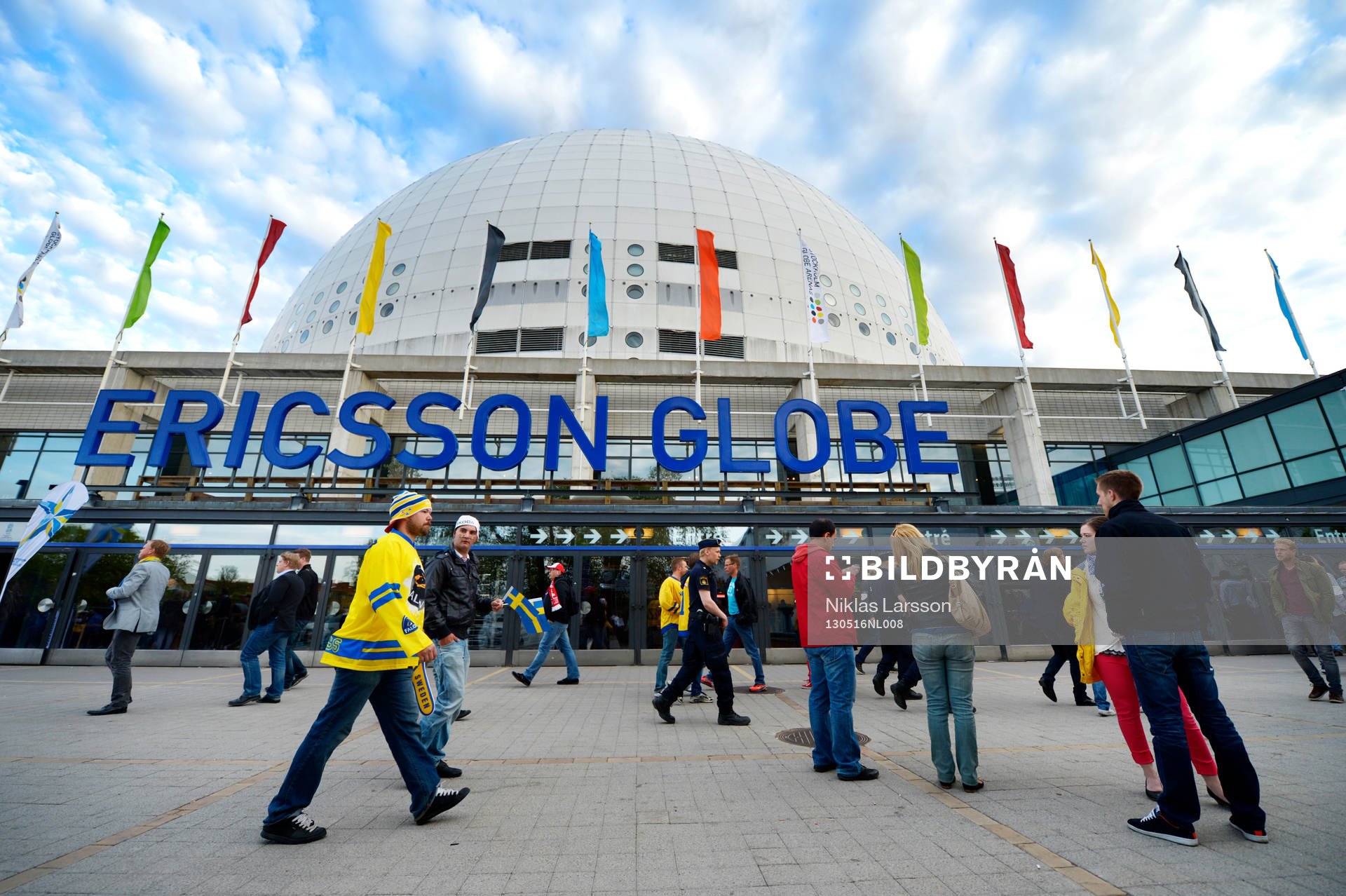 Översikt/exteriör Ericsson Globe Globen entré