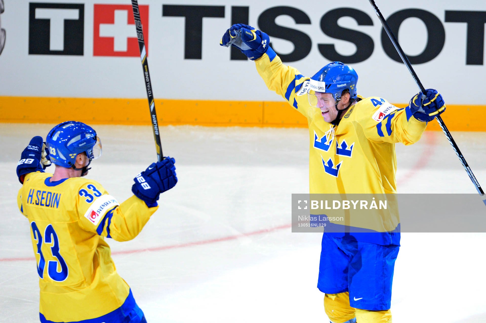 Nicklas Danielsson, Sverige jublar med Henrik Sedin