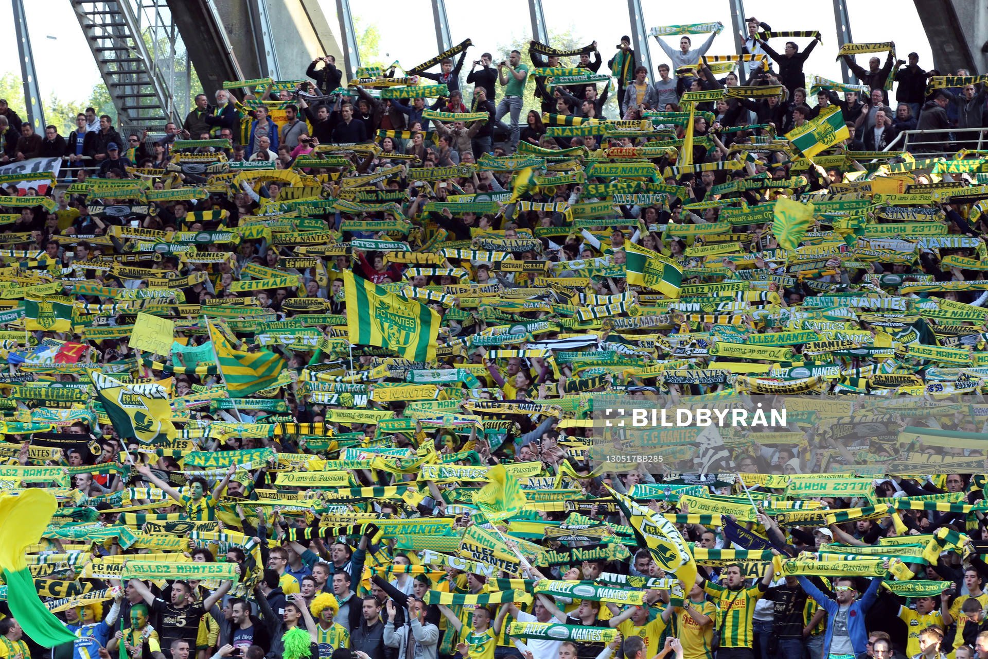 Ambiance Supporters Nantes  - 17.05.2013 - Nantes / Sedan -