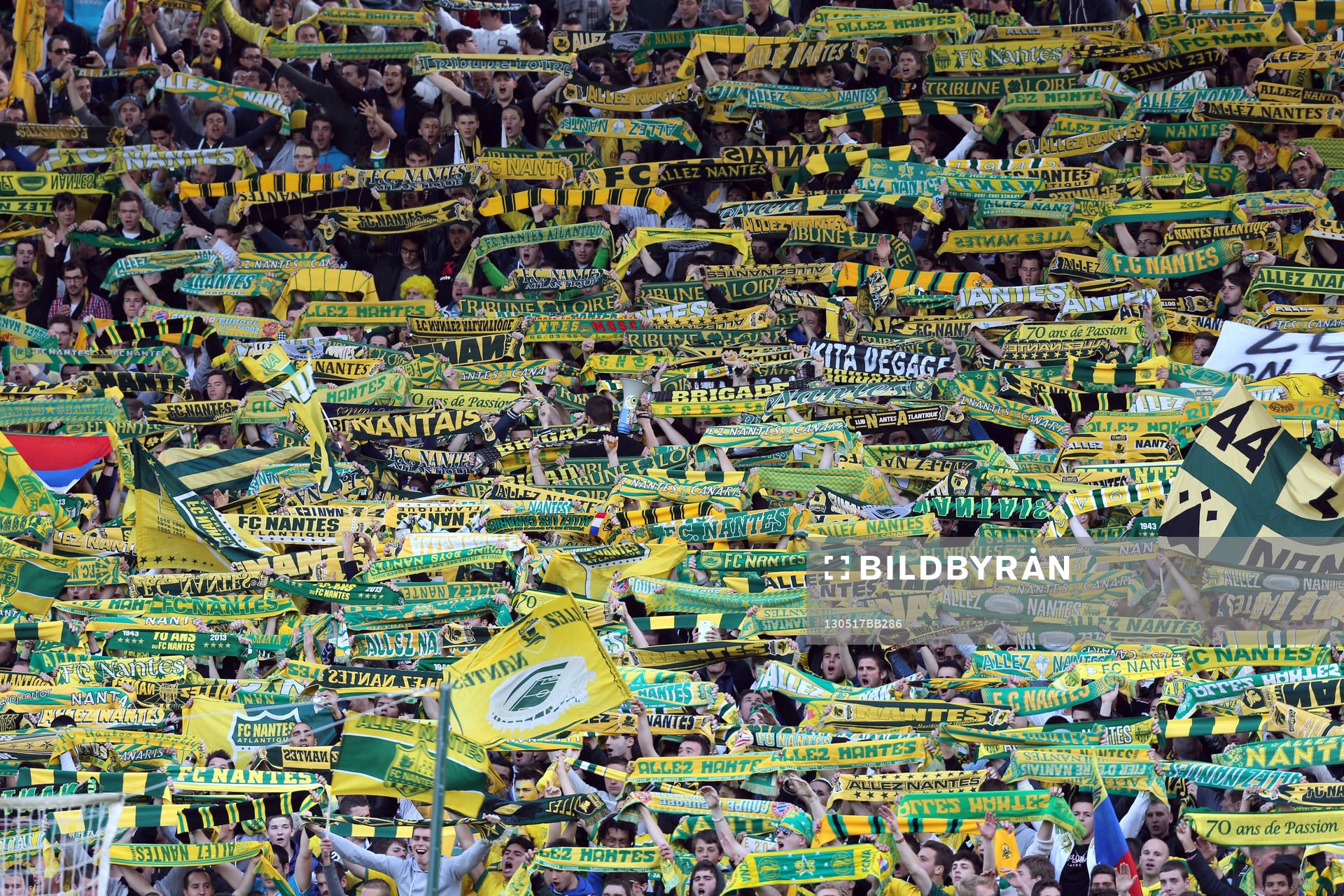 Ambiance Supporters Nantes  - 17.05.2013 - Nantes / Sedan -