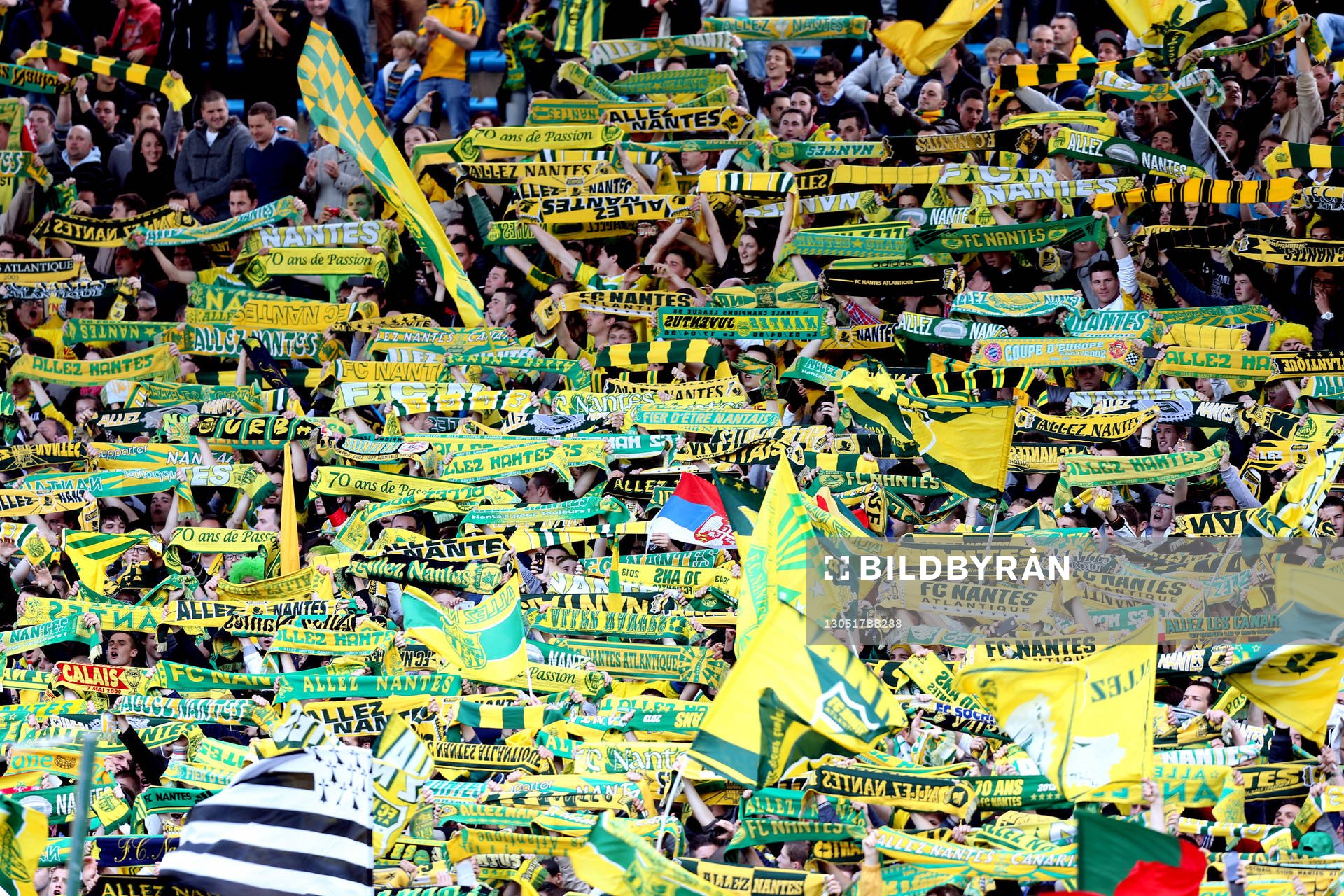 Ambiance Supporters Nantes  - 17.05.2013 - Nantes / Sedan -