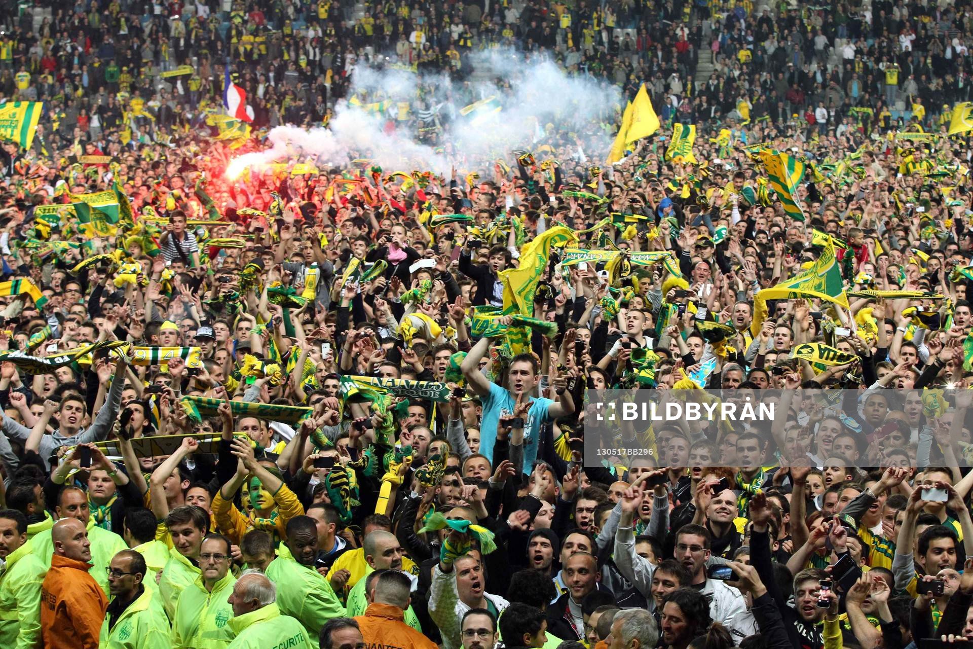 Ambiance Supporters Nantes  - 17.05.2013 - Nantes / Sedan -