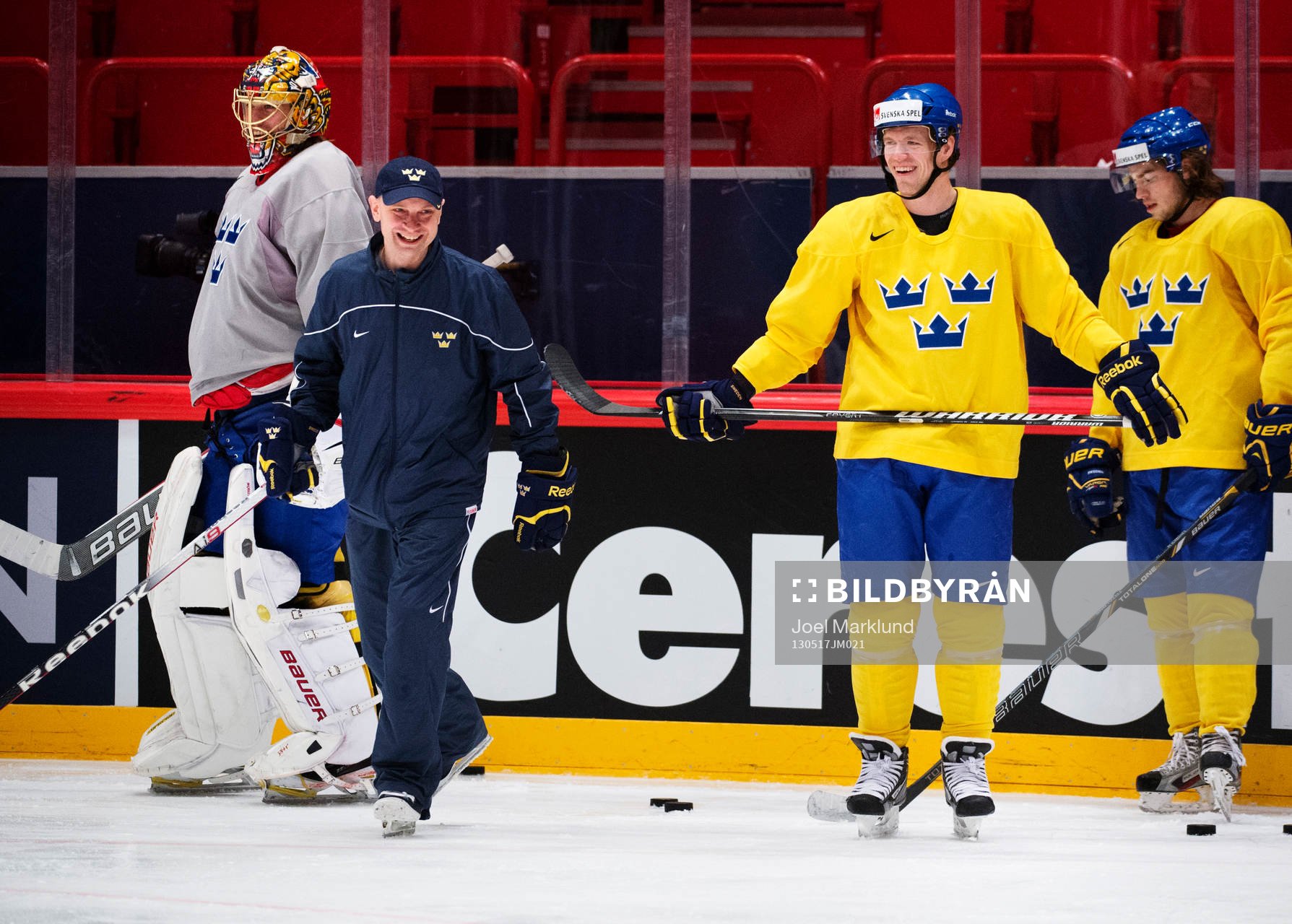Jacob Markström, Stefan Ladhe, målvaktstränare, Nicklas