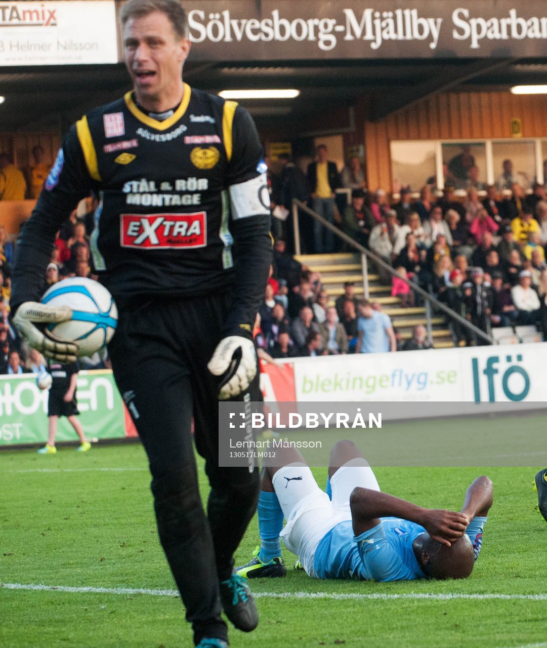 2-2, straff, Tokelo Rantie, Malmö, har bringats på fall -