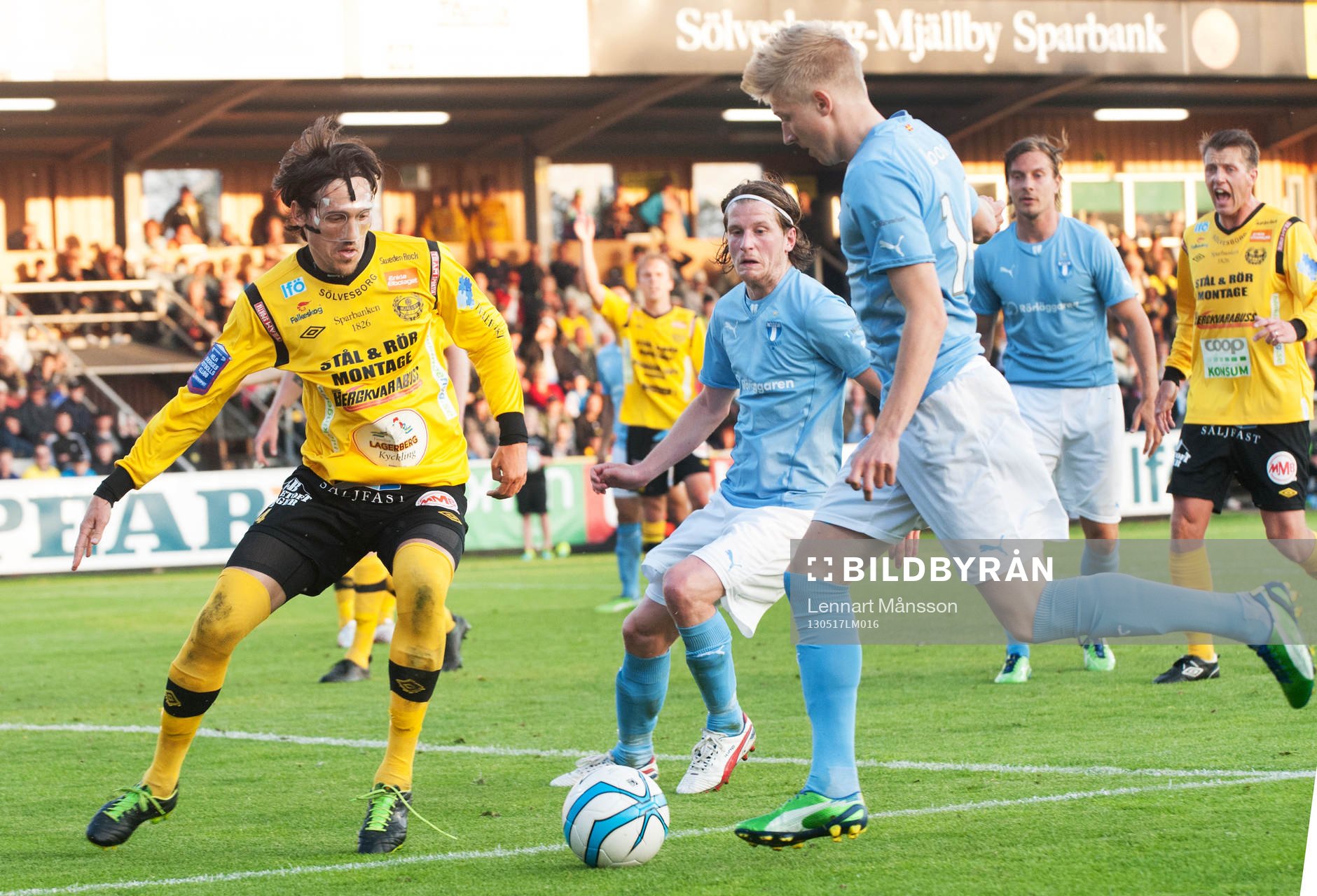 1-1, Simon Kroon, Malmö, som överlistar Mattias Asper,