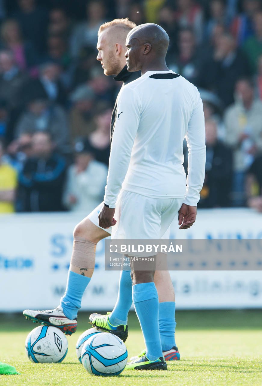 Magnus Eriksson och Tokelo Rantie, Malmö FF