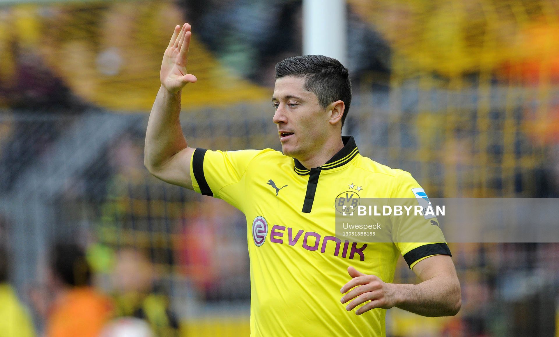 0 Jubel Robert Lewandowski (Dortmund)