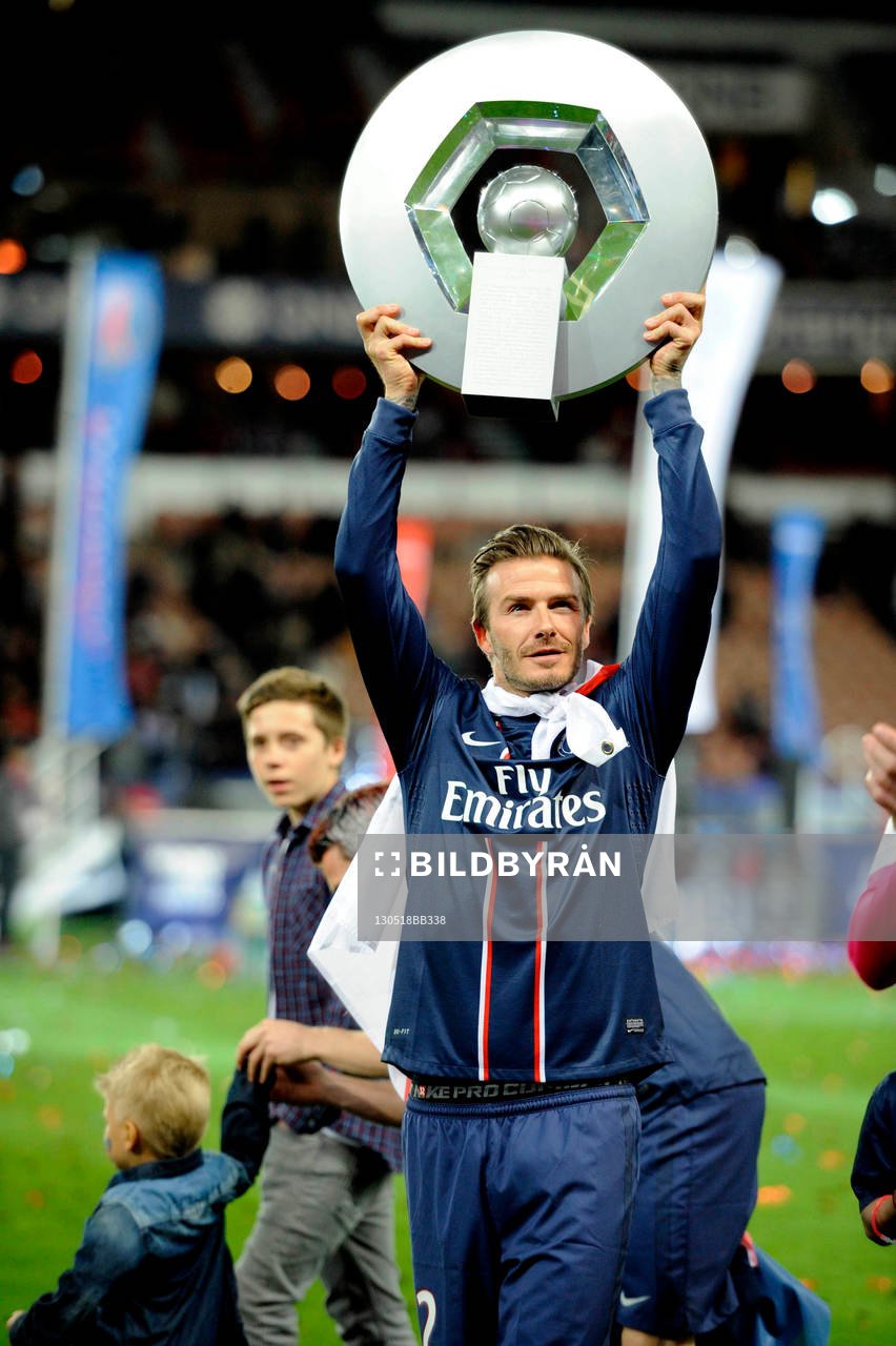 David BECKHAM et le trophee Hexagoal - 18.05.2013 - Paris