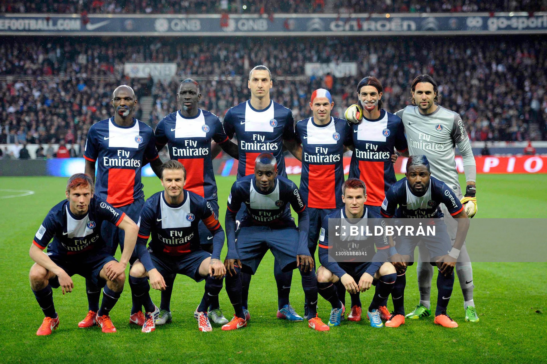 Equipe du PSG - 18.05.2013 - Paris Saint Germain / Brest -