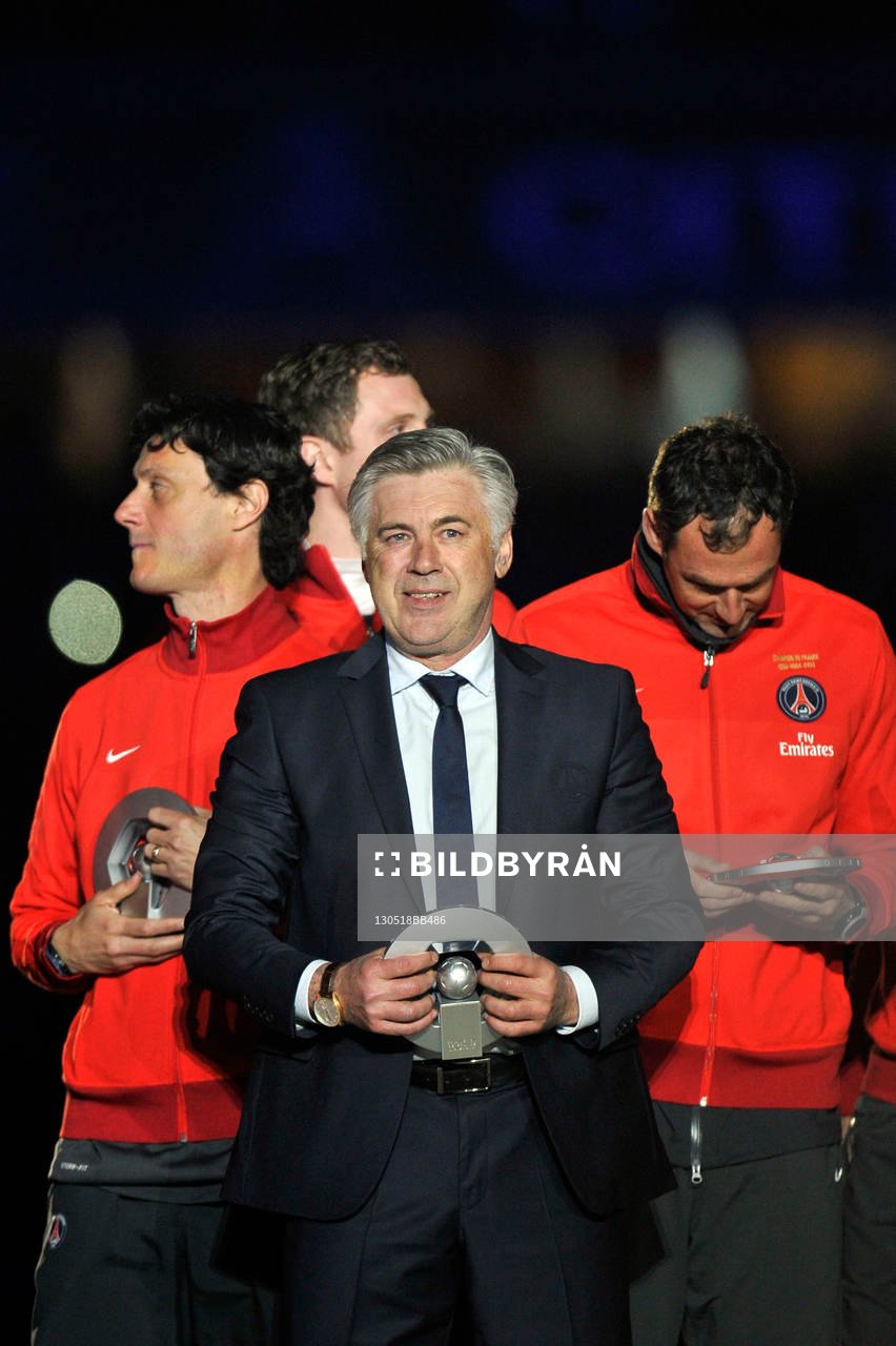 Carlo ANCELOTTI - 18.05.2013 - Paris Saint Germain / Brest