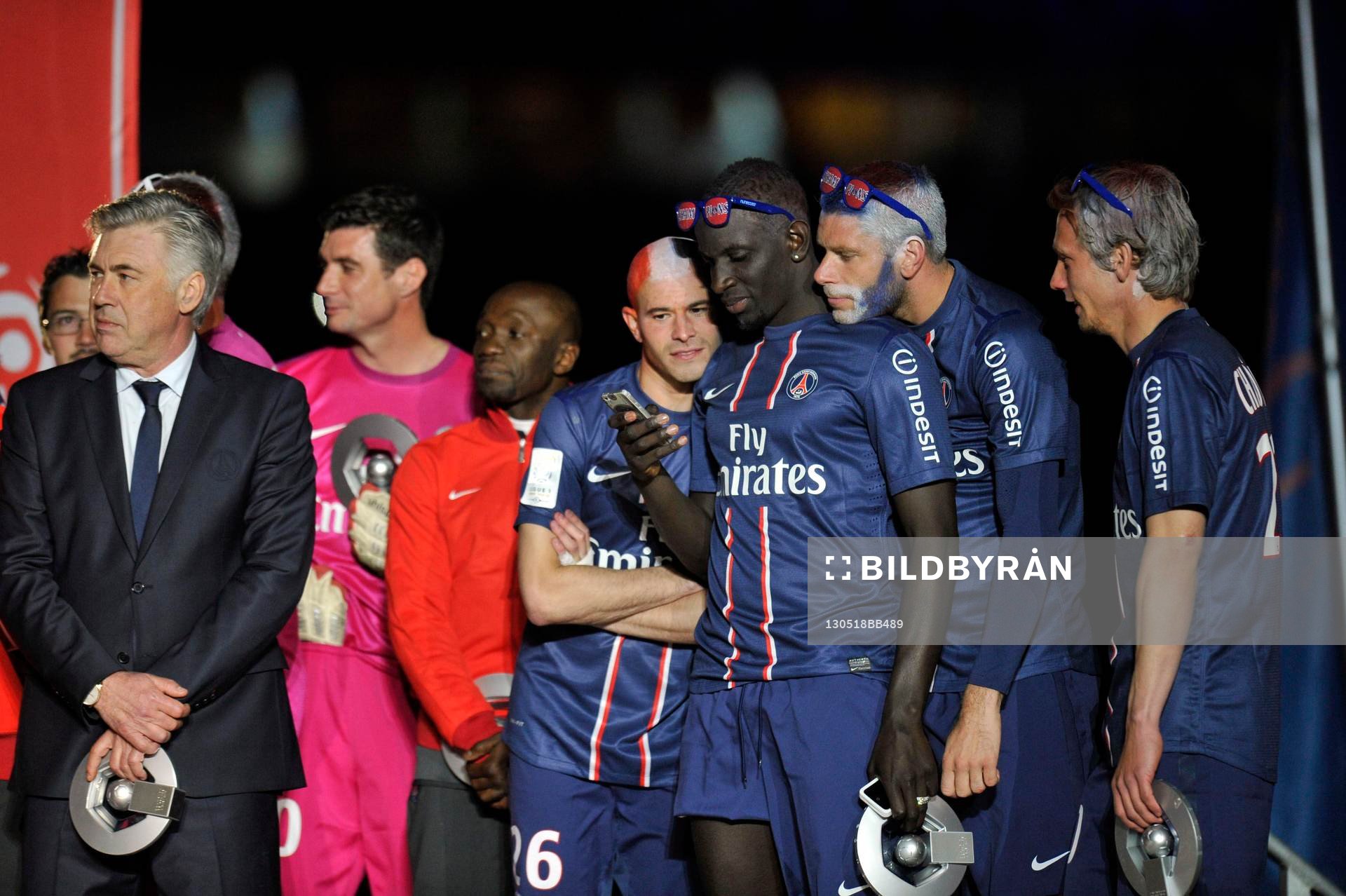 Carlo ANCELOTTI / Christophe JALLET / Mamadou SAKHO /
