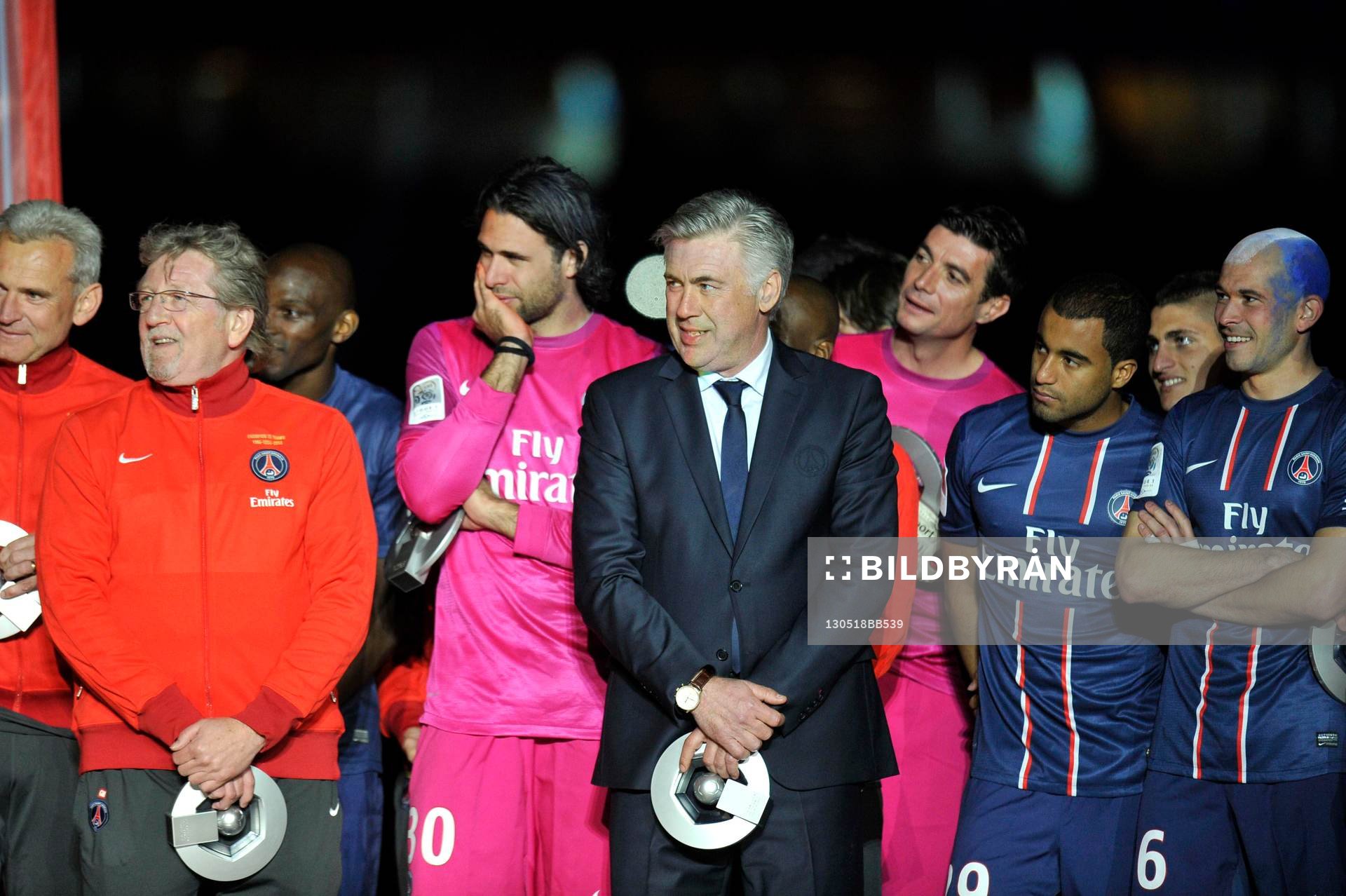 Salvatore SIRIGU / Carlo ANCELOTTI - 18.05.2013 - Paris