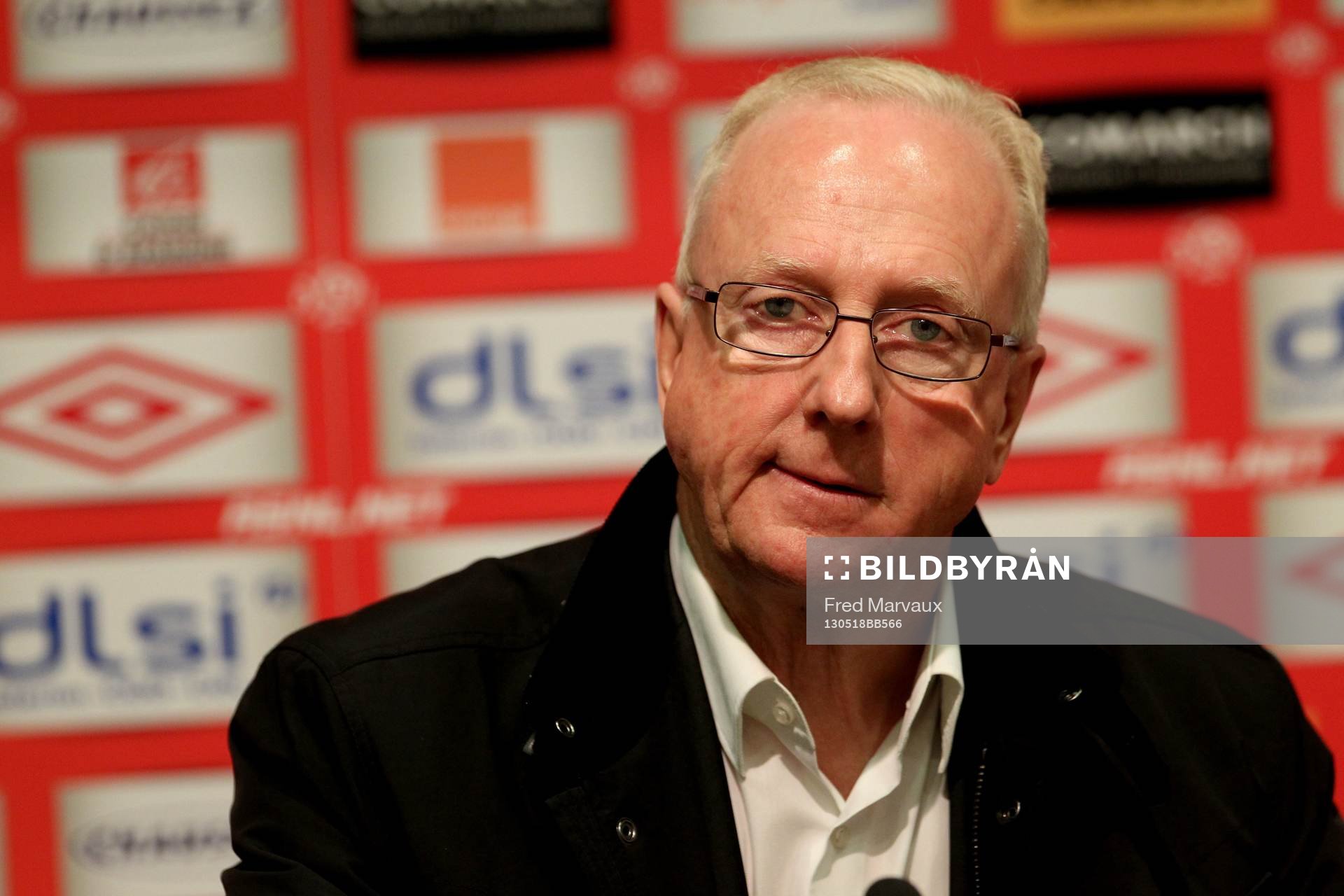 Jacques ROUSSELOT en conference de presse d apres match  -