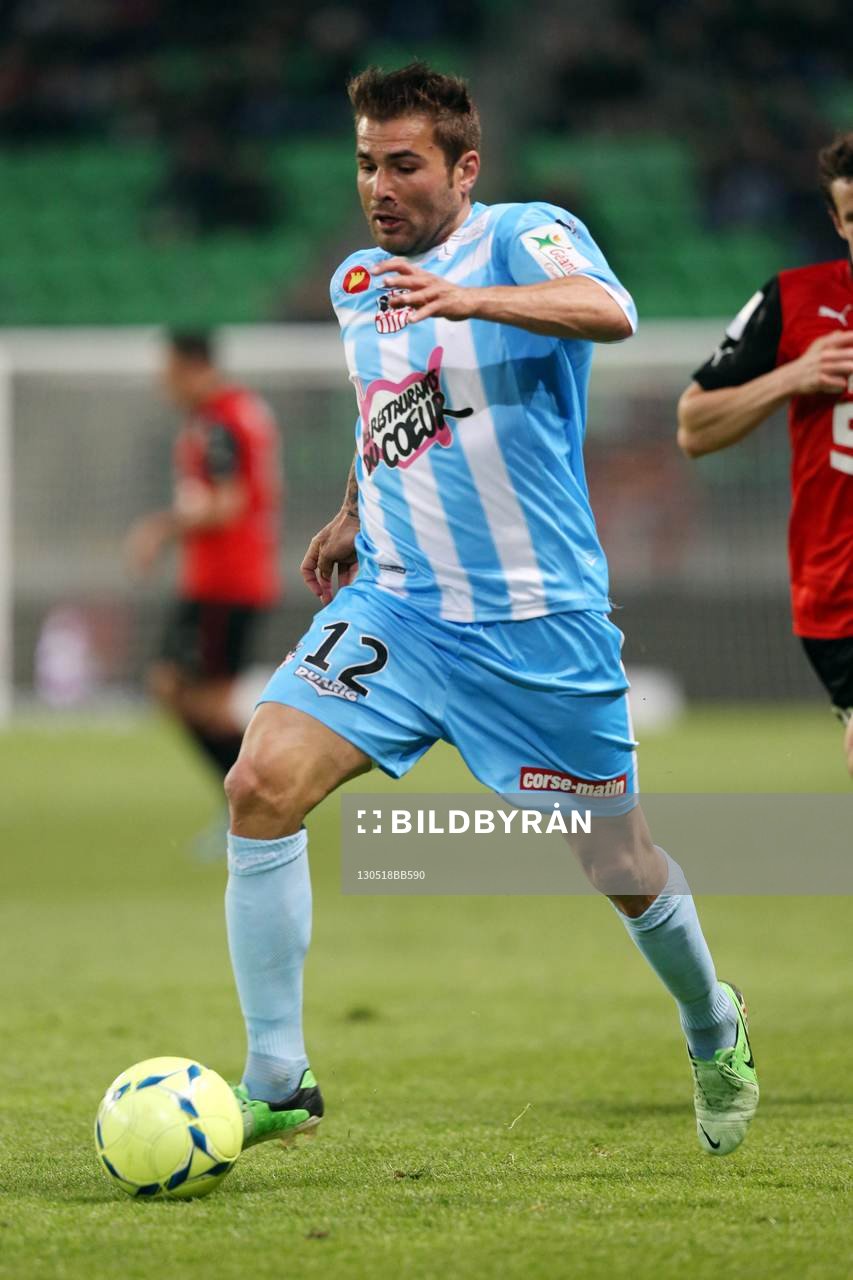  Fotboll, fransk, Ligue 1, Rennes - Ajaccio: Adrian Mutu - 18.05.2013 - Rennes / Ajaccio - 37eme journee de Ligue 1 - 