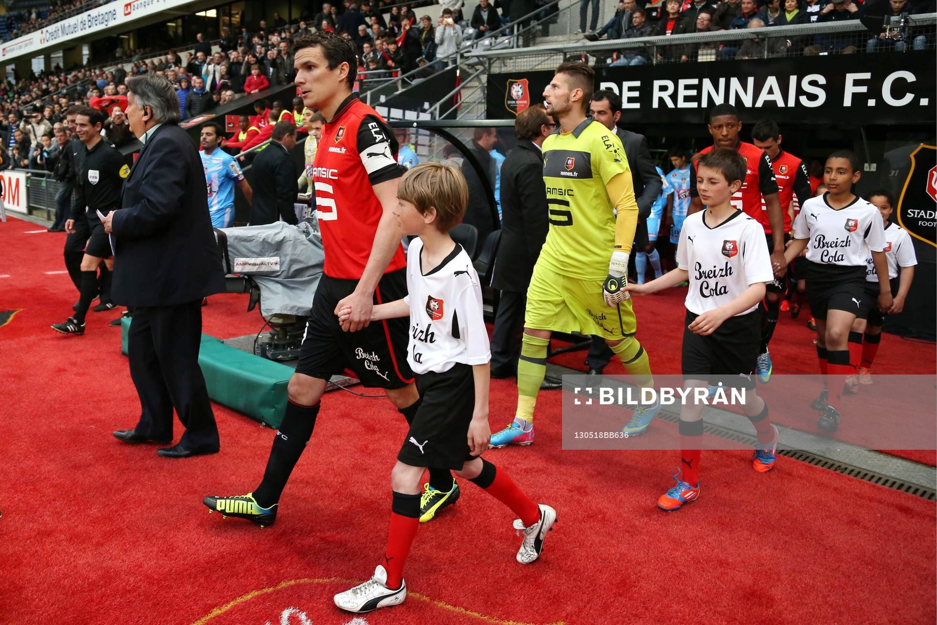  Fotboll, fransk, Ligue 1, Rennes - Ajaccio: Romain Danze - 18.05.2013 - Rennes / Ajaccio - 37eme journee de Ligue 1 - 