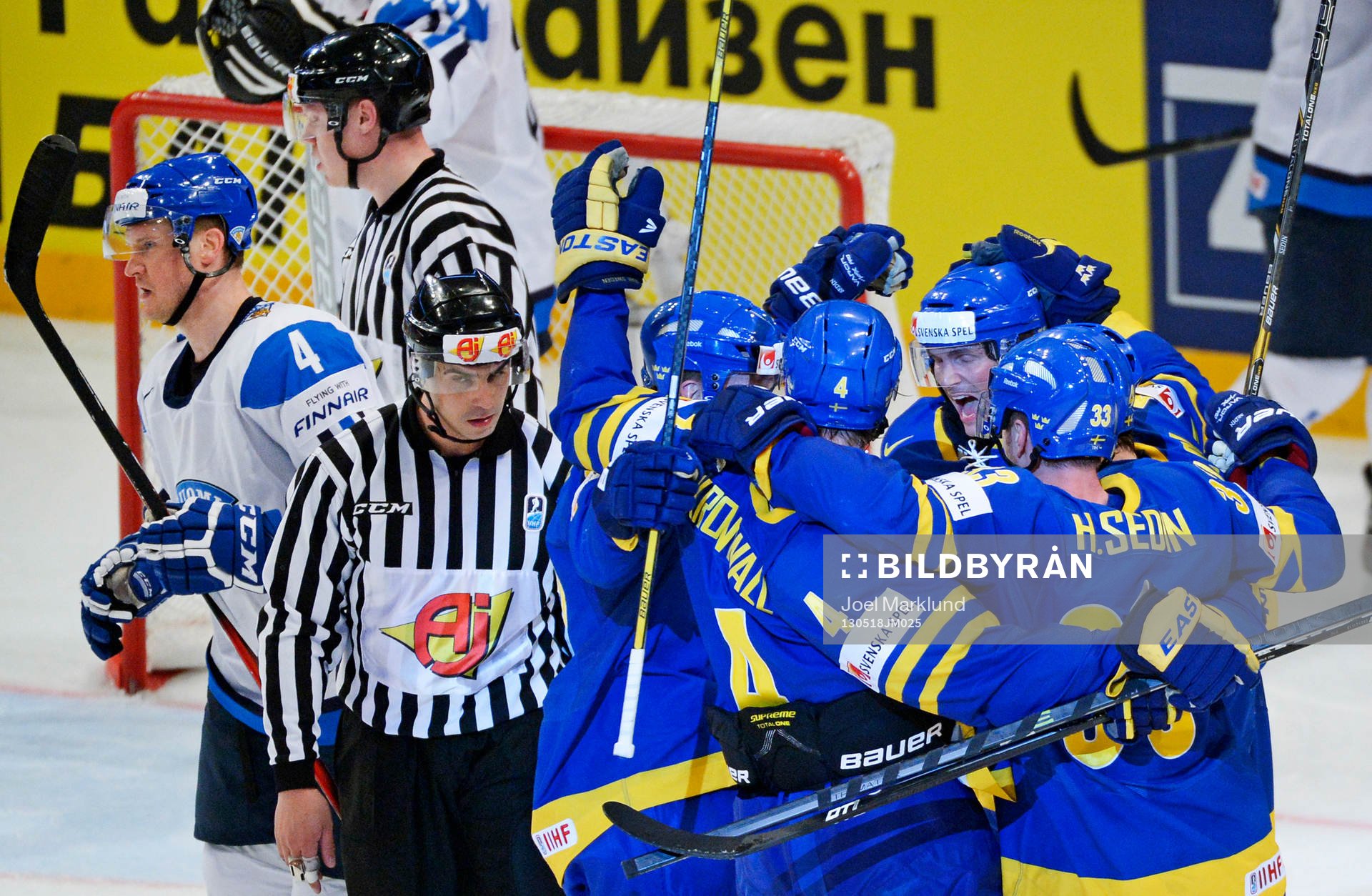 Loui Eriksson och Sverige jublar