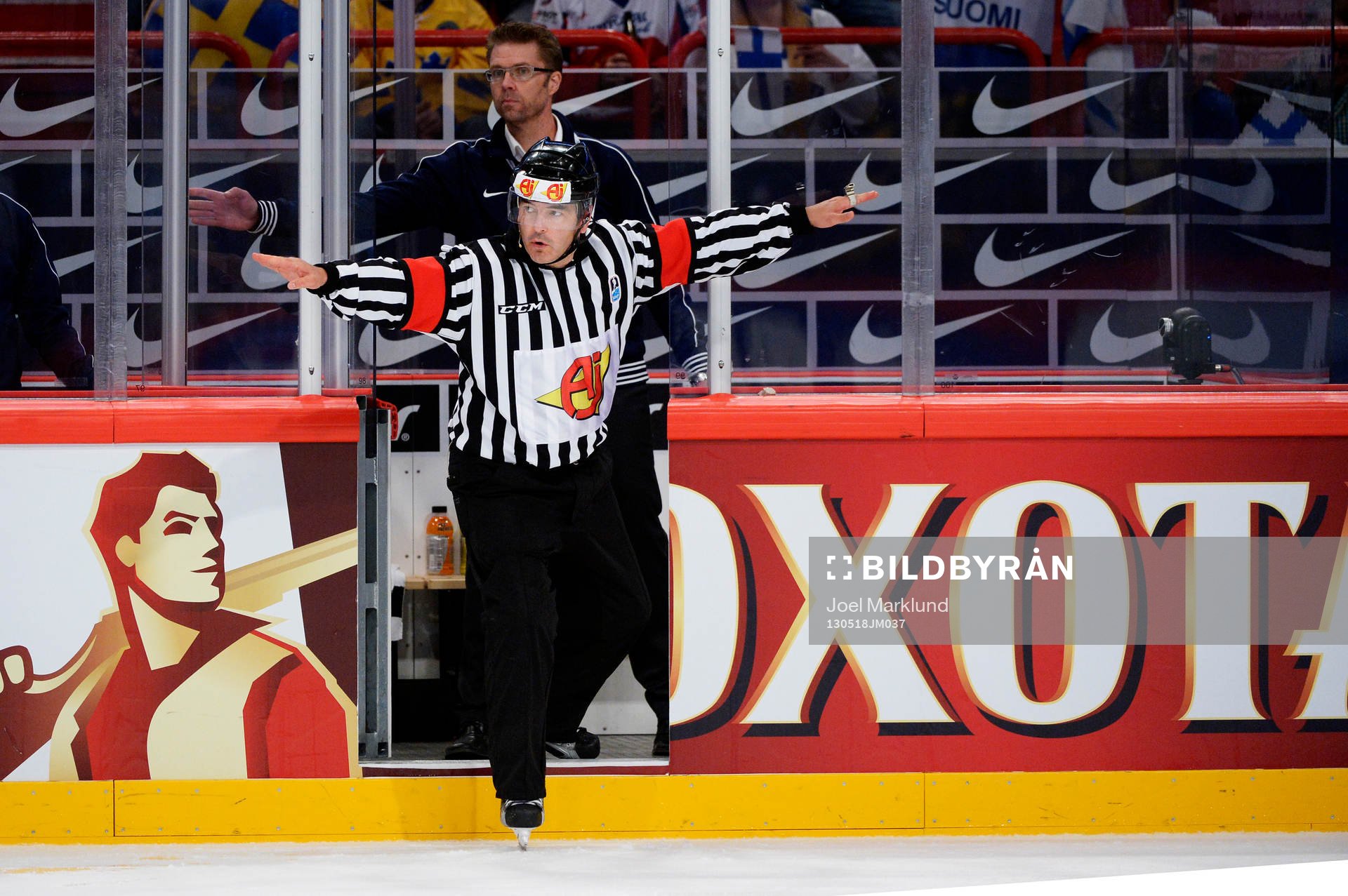 Inget mål säger domaren i semifinalen mellan Finland och
