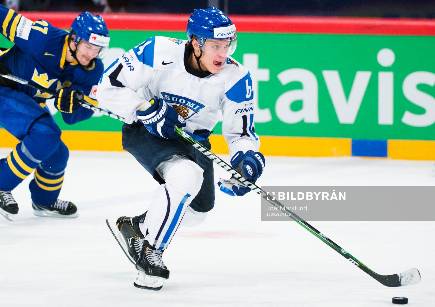 Finlands Mikael Granlund i semifinalen mellan Finland och