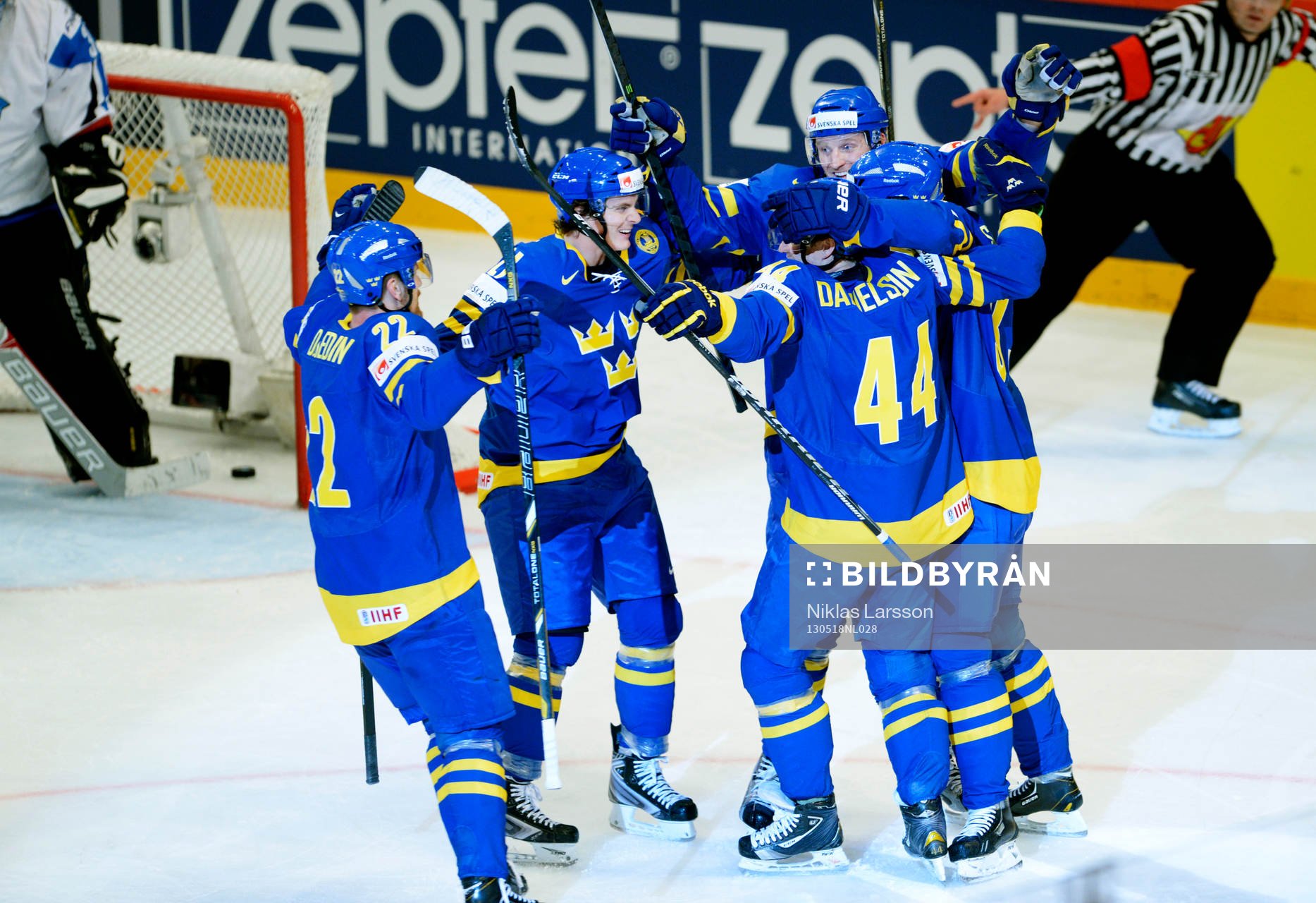Daniel Sedin, Loui Eriksson, Nicklas Danielsson, Henrik