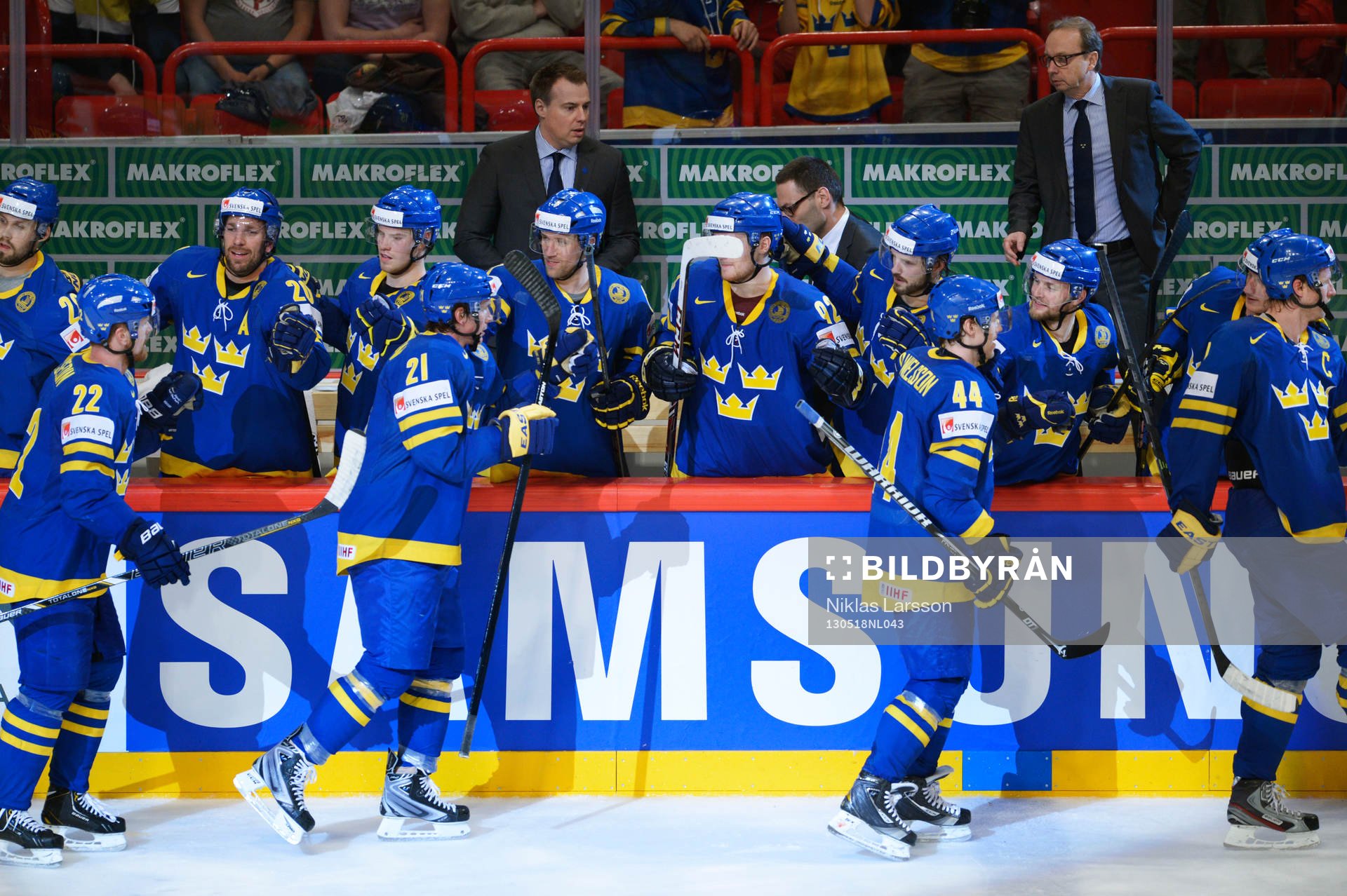 Loui Eriksson, Sverige, jublar