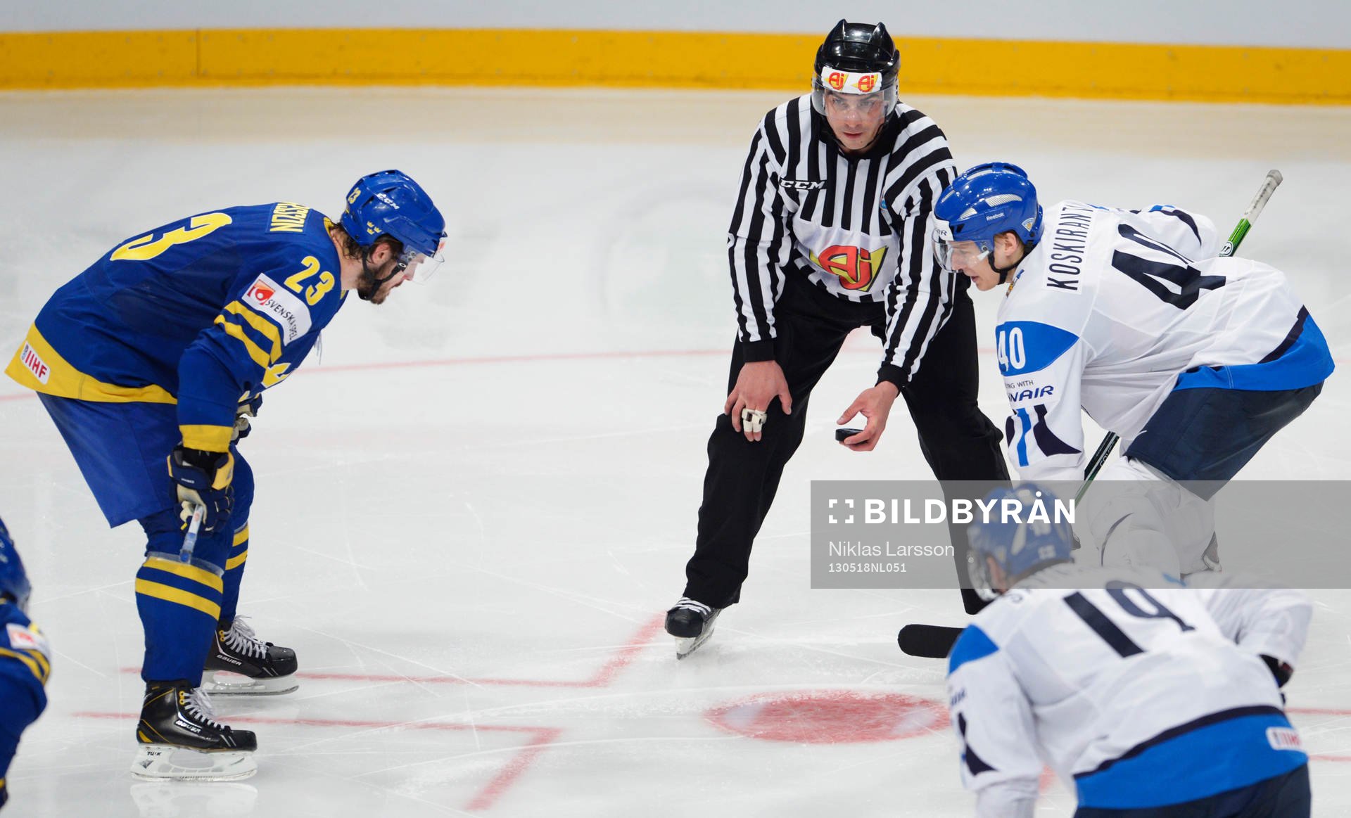 Niklas Persson, Sverige, Jarno Koskiranta, Finland, tekning