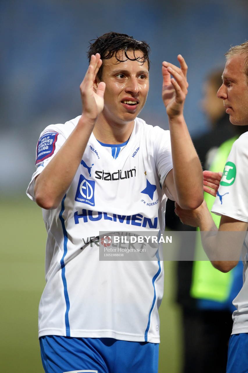 mål 2-1 Norrköping Martin Smedberg Dalence