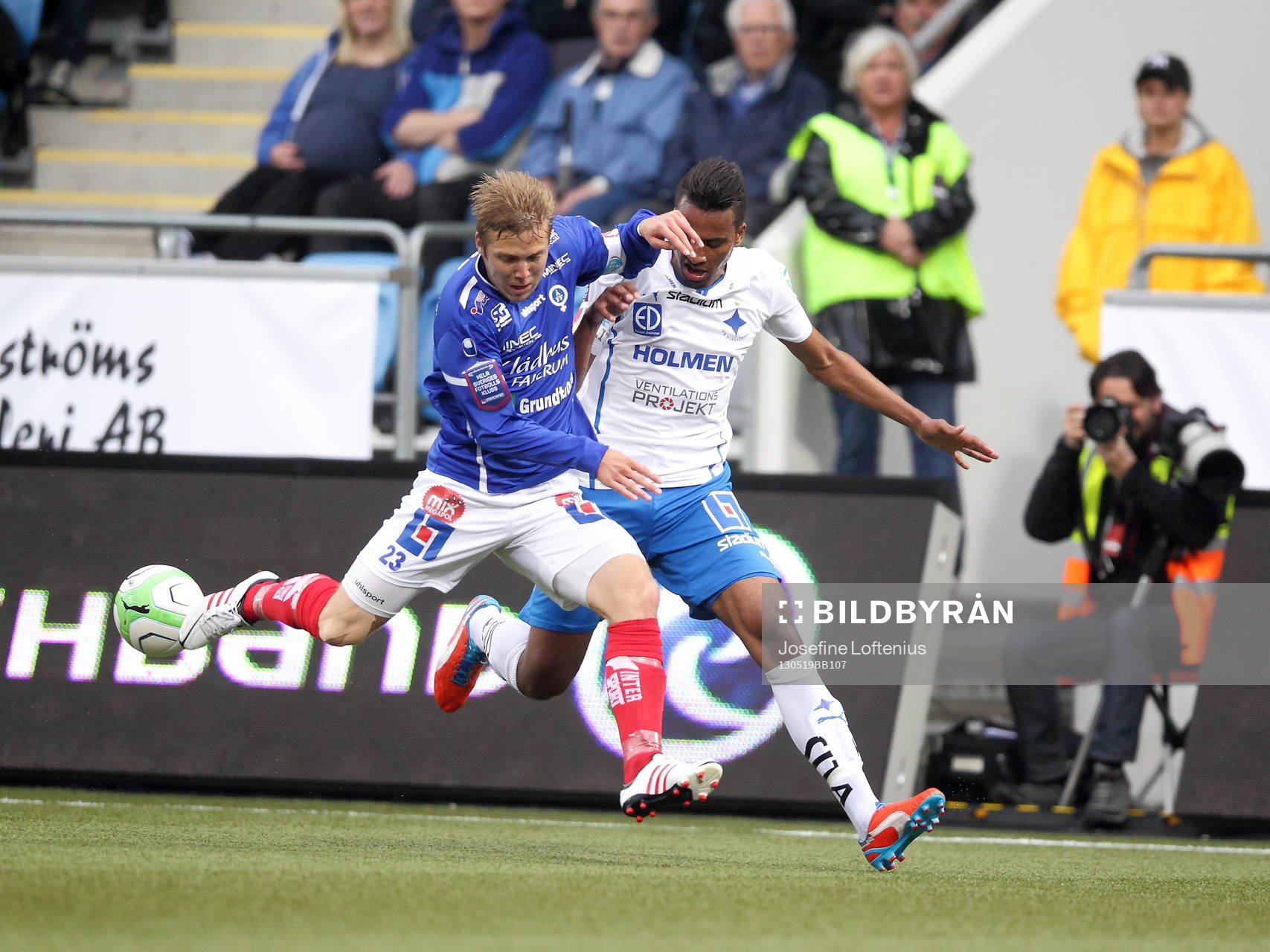 Åtvidaberg Anton Tinnerholm och Norrköping Isaac Kiese