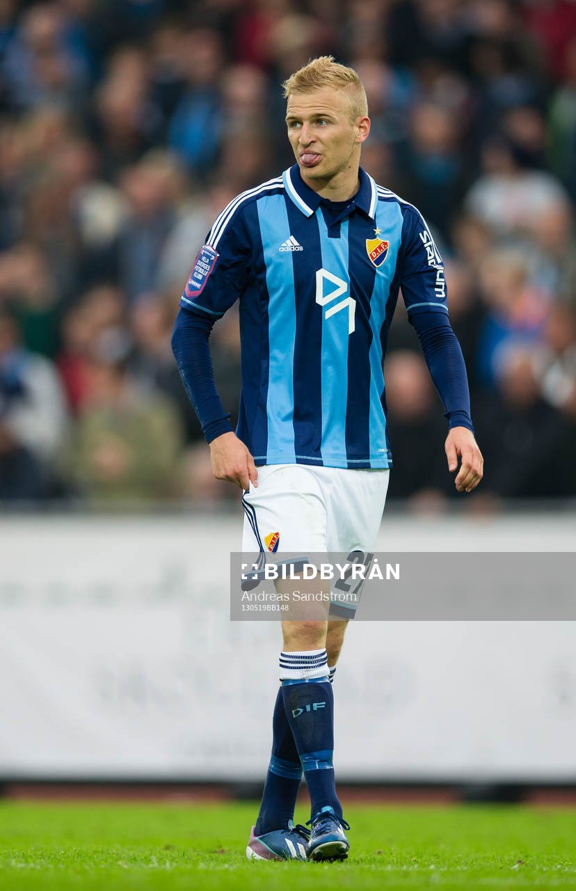 Vytautas Andriuskevicius, Djurgården grimaserar i matchen