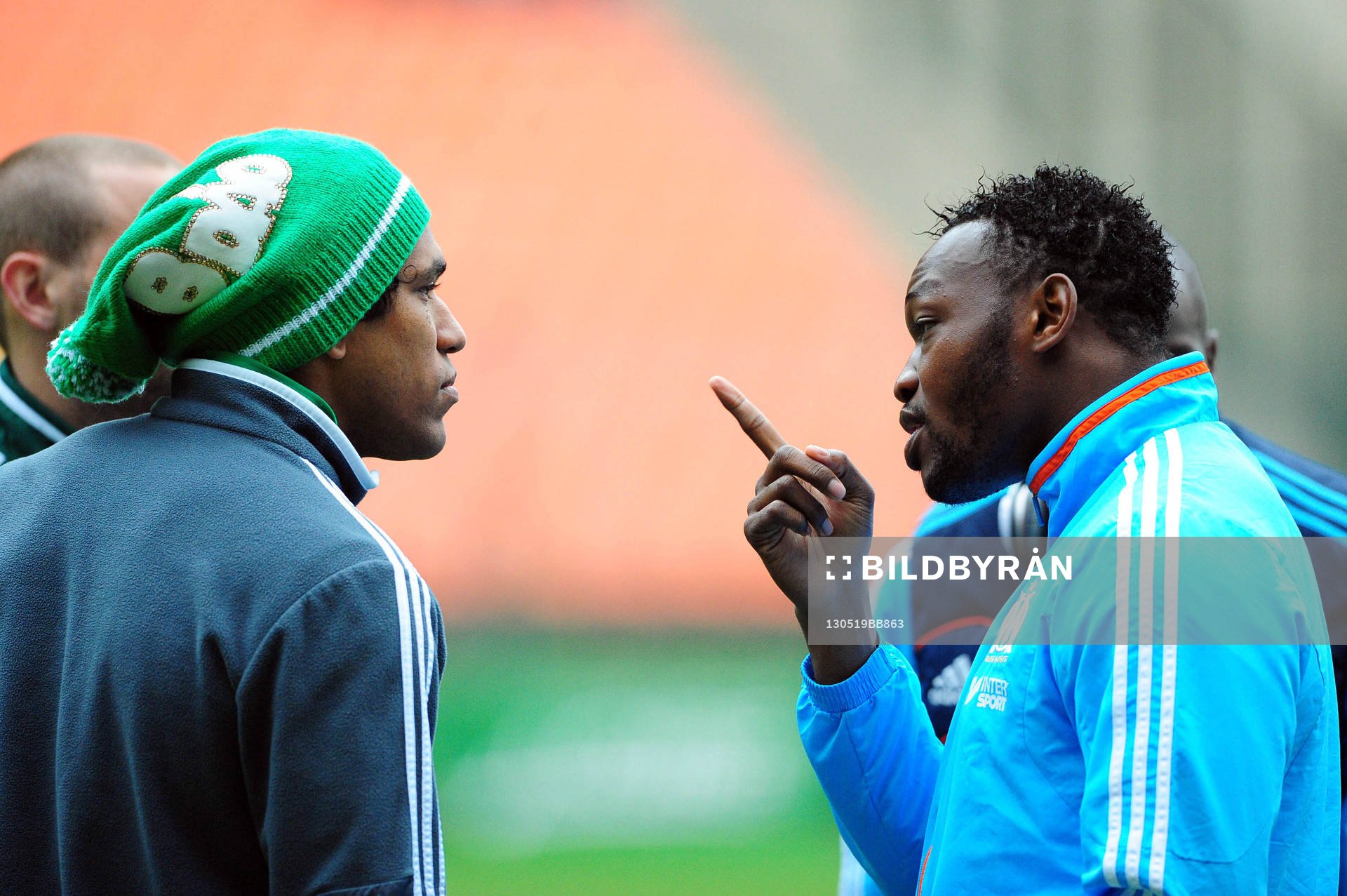  Fotboll, Franska ligan, Saint Etienne - Marseille: BRANDAO - Steve MANDANDA  -   Saint Etienne / Marseille - 37eme journee de Ligue 1 - 