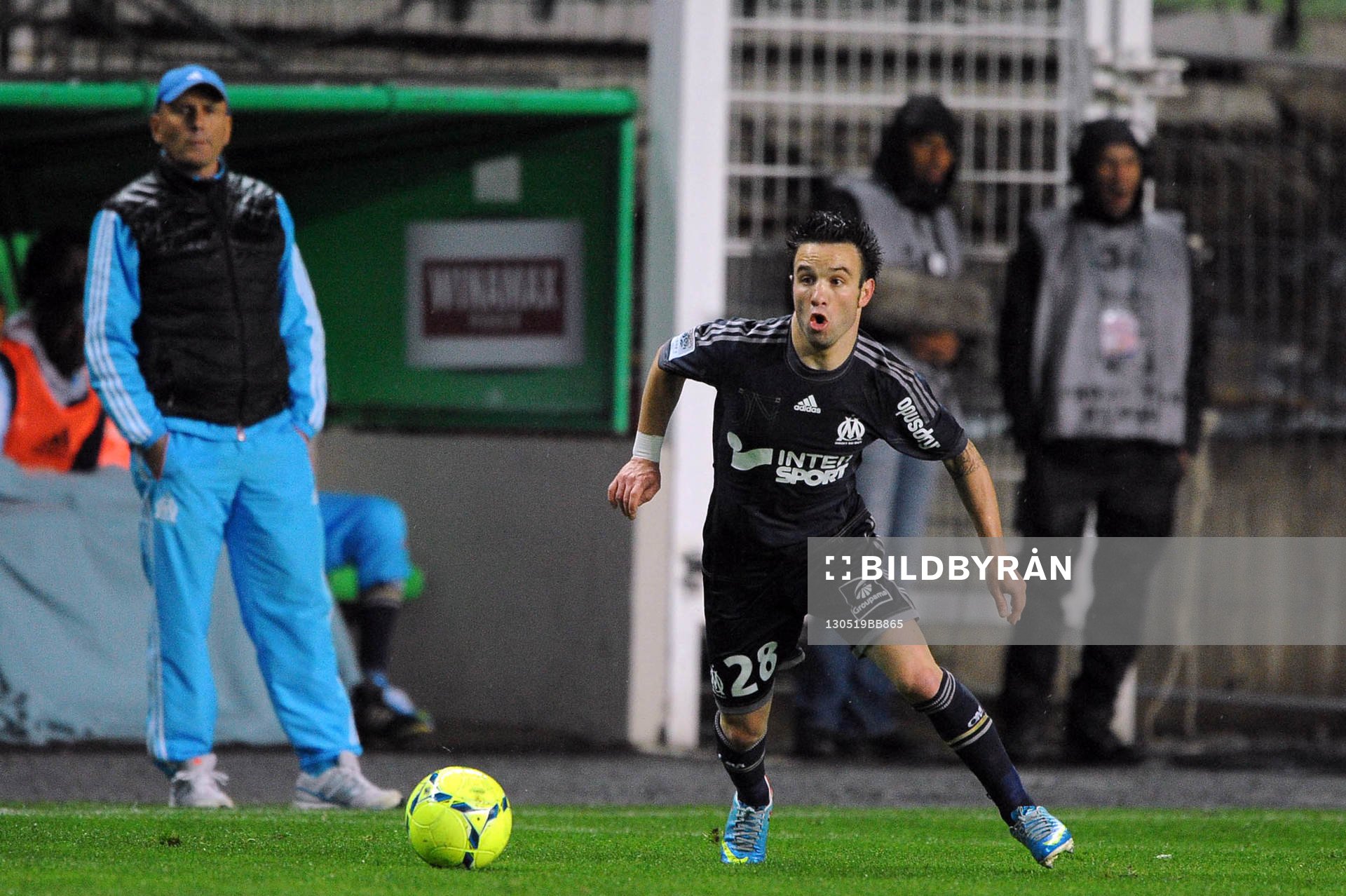 Elie BAUP  - Mathieu VALBUENA -  Saint Etienne / Marseille