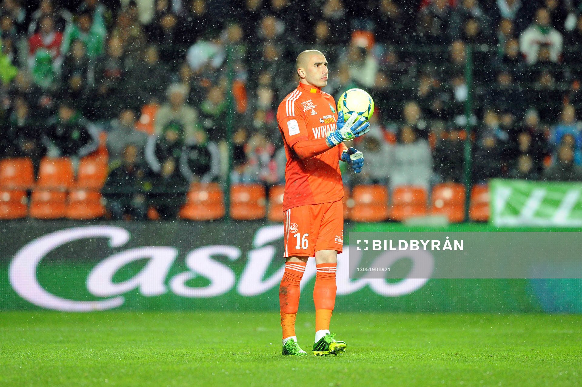  Fotboll, Franska ligan, Saint Etienne - Marseille: Stephane RUFFIER -  Saint Etienne / Marseille - 37eme journee de Ligue 1 - 
