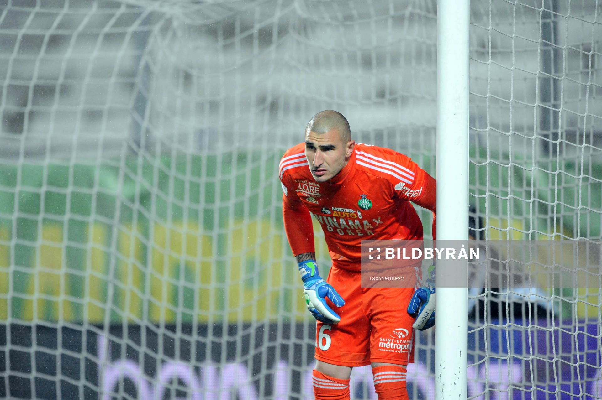  Fotboll, Franska ligan, Saint Etienne - Marseille: Stephane RUFFIER -  Saint Etienne / Marseille - 37eme journee de Ligue 1 - 